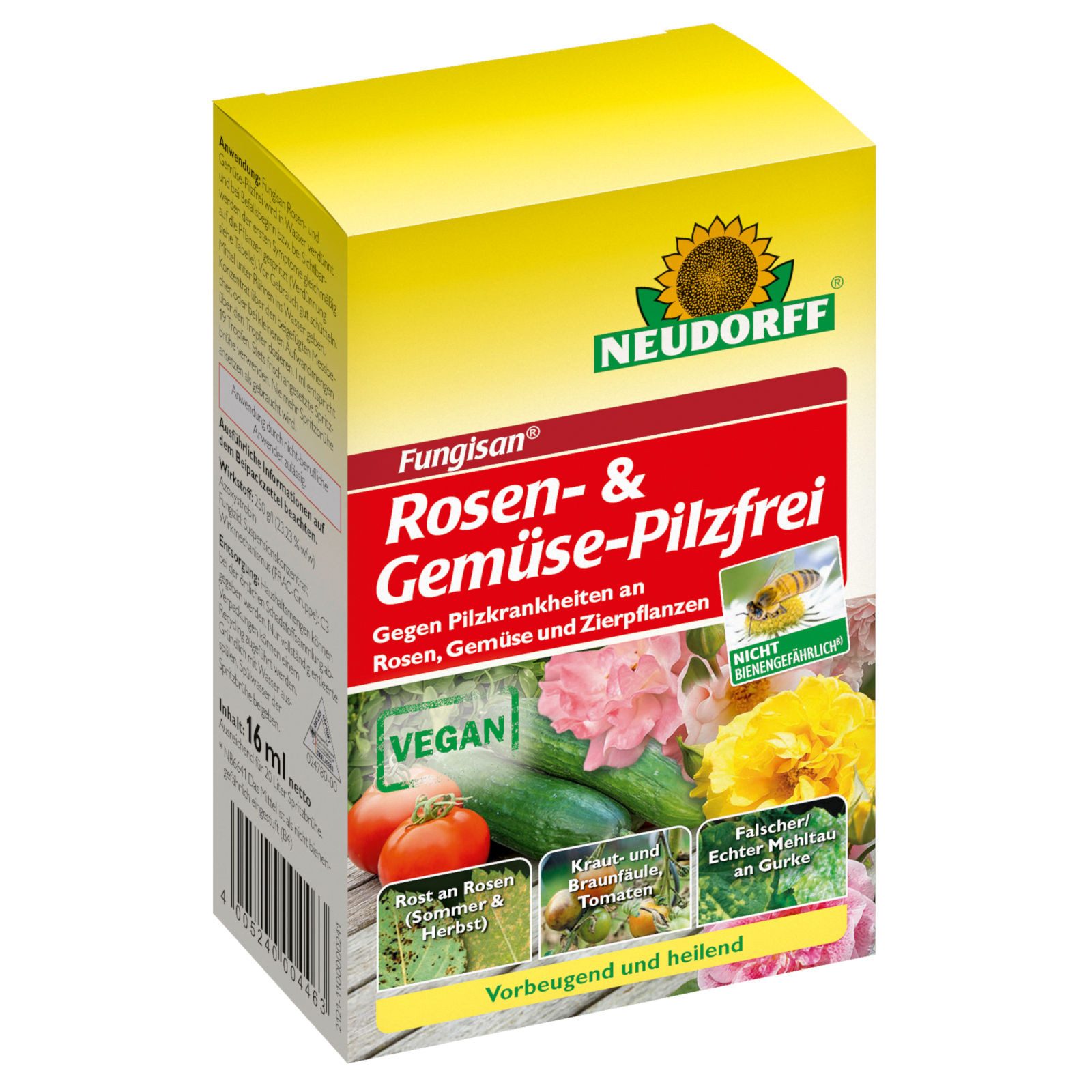 Neudorff Pflanzen-Pilzfrei Fungisan Rosen- und Gemüse-Pilzfrei 16 ml