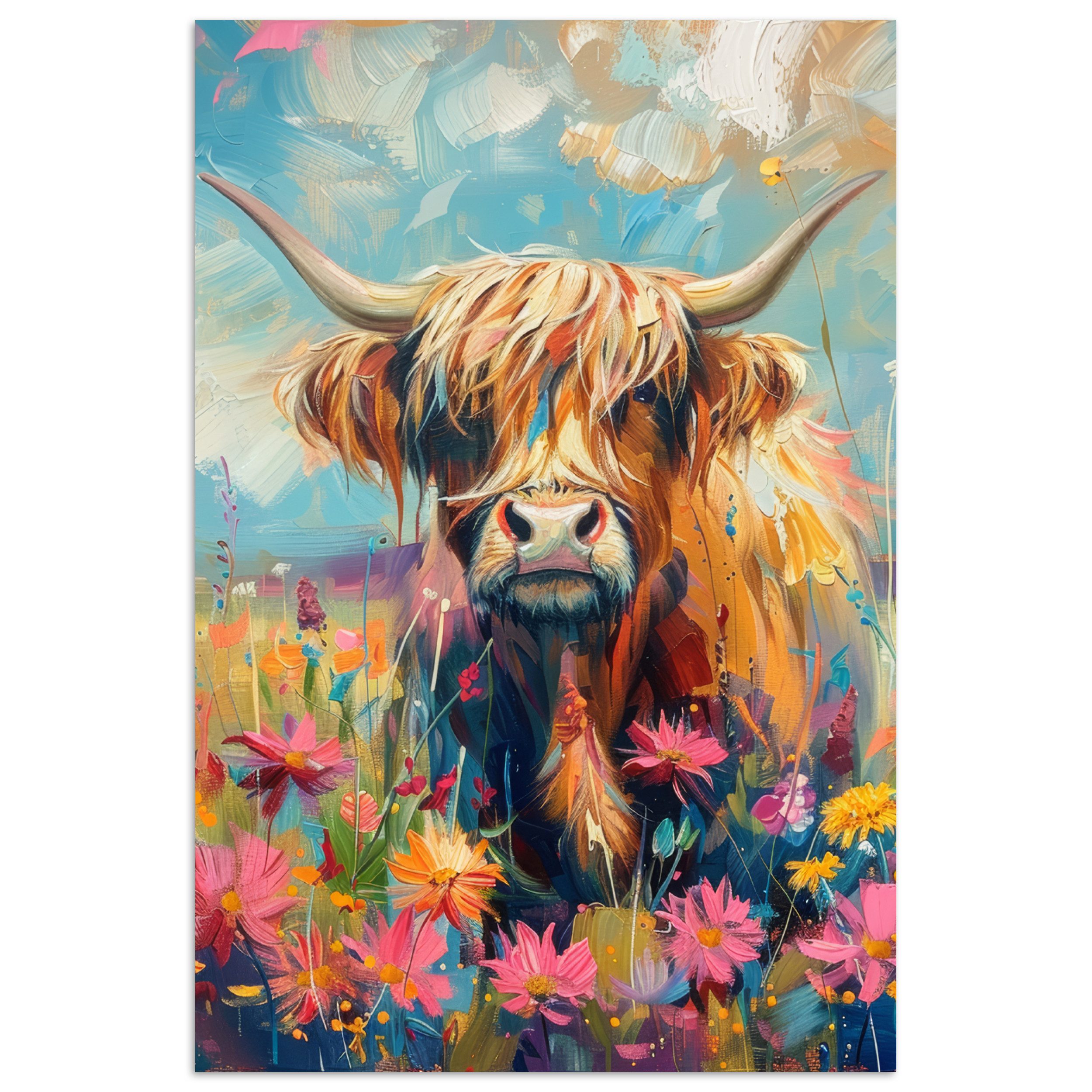 MuchoWow Poster Schottische Hochländer - Natur günstig online kaufen