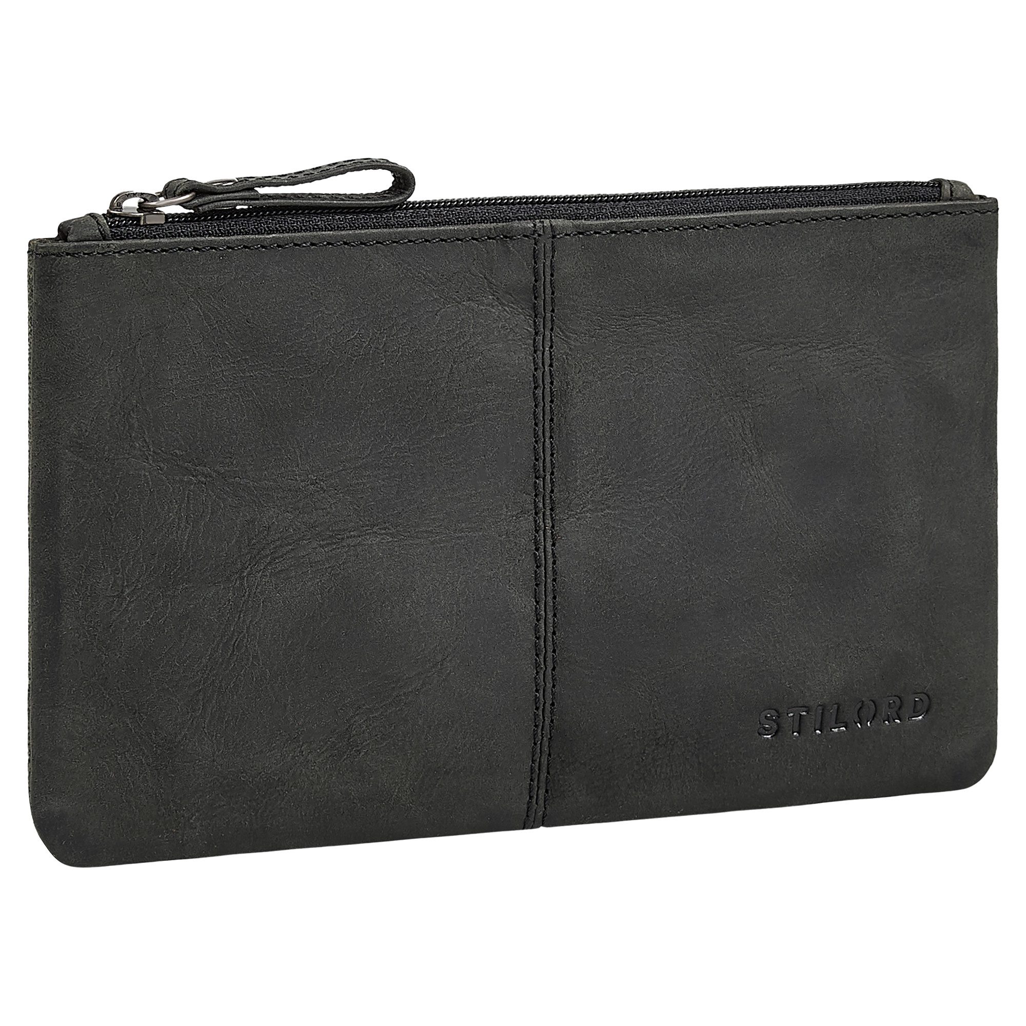STILORD Geldbörse "Adil" Banktasche Leder Herren & Damen Geldtasche Echtleder klein