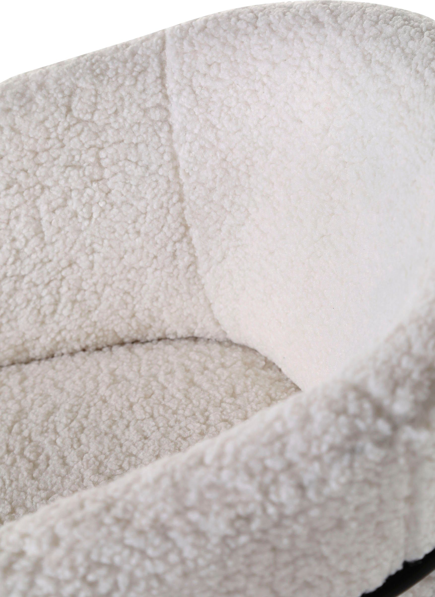 Gutmann Factory Sessel Winchester, mit modernem Teddyfell Bezug