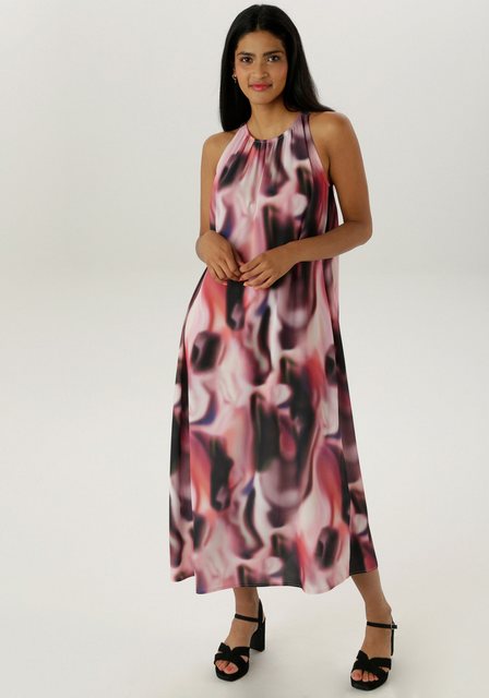 Aniston SELECTED Sommerkleid in A-Linie und im farbharmonischen Druck - NEU günstig online kaufen