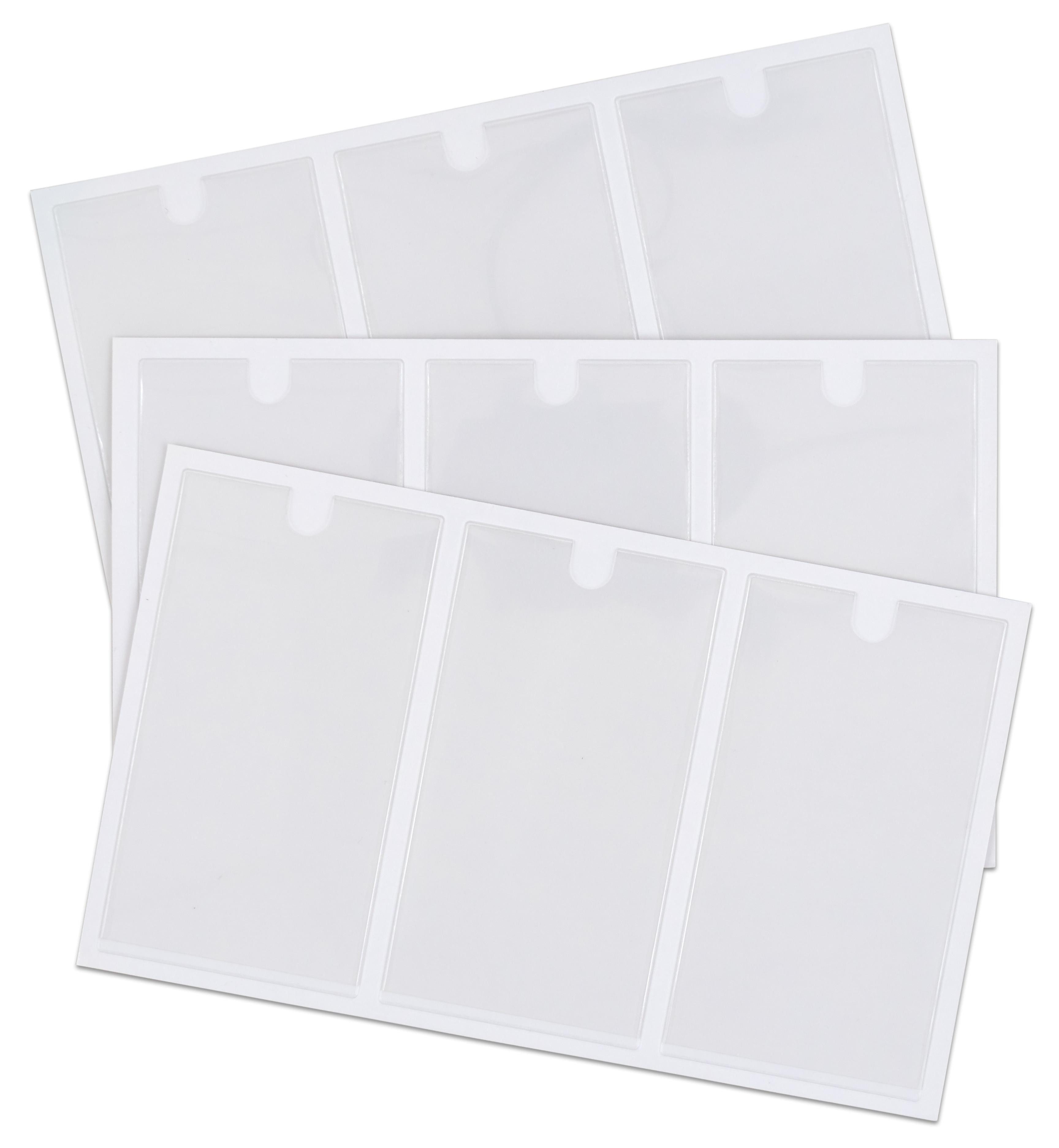 Betzold Dokumententasche Selbstklebetasche inkl. Einsteckschildern, 102 x 55 mm