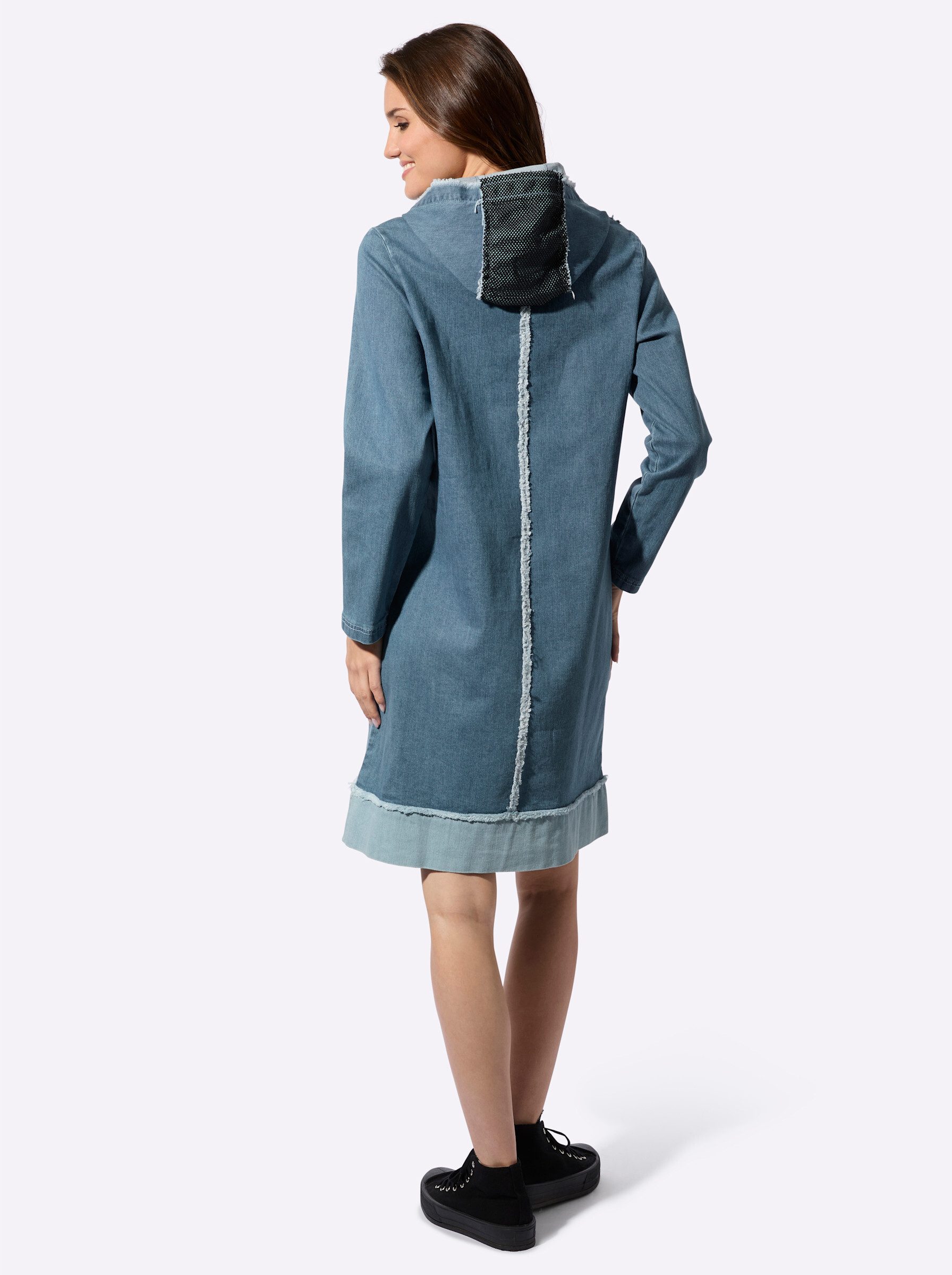 Witt Etuikleid Jeans-Kleid Langarm