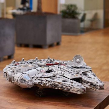 LEGO® Konstruktionsspielsteine Star Wars Raumschiff 75192 Millennium Falcon, (Set, 7541 St), Falke, Bauset