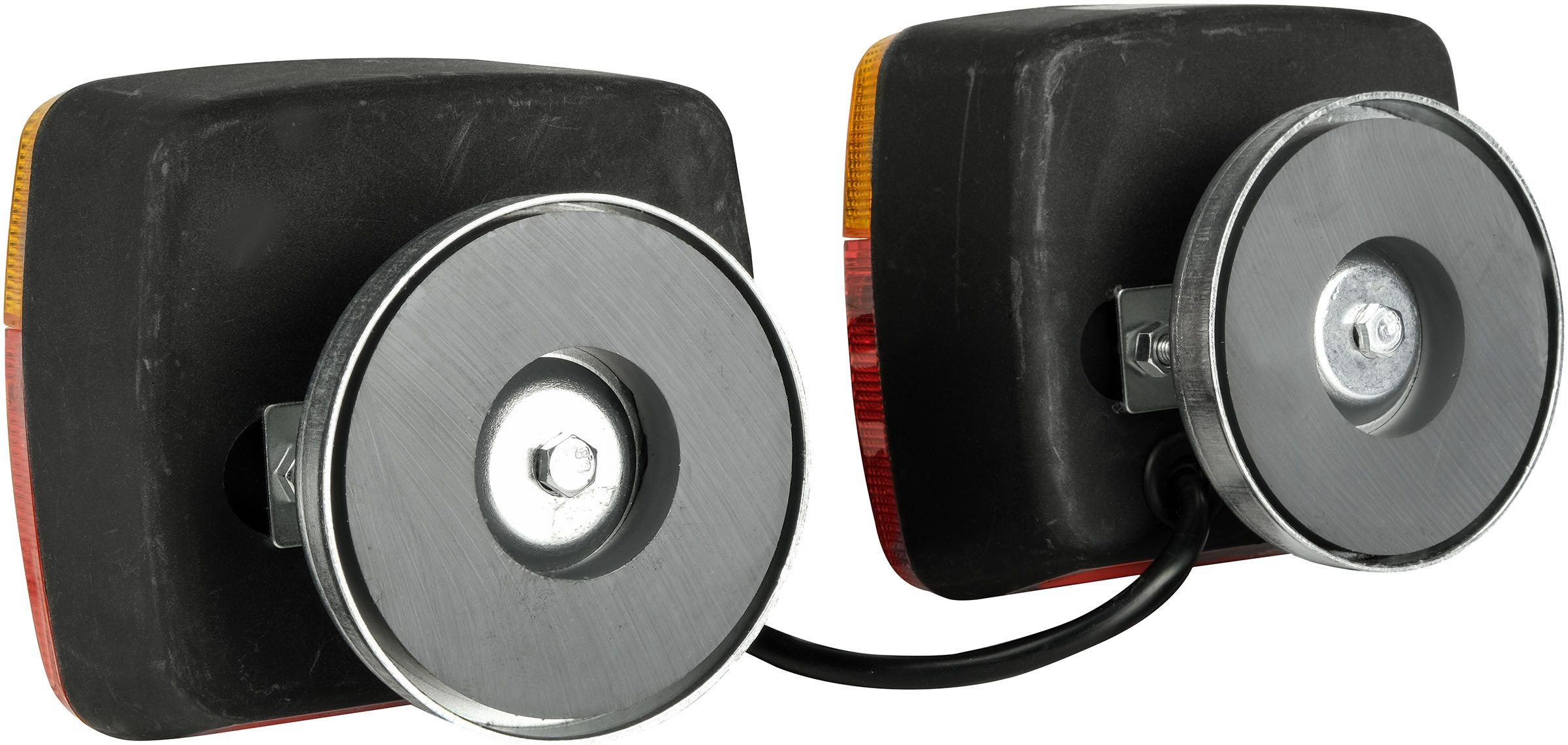 LAS Anhänger-Rückleuchte Beleuchtungssatz mit Magneten, Blinker, Bremslicht, Kennzeichenbeleuchtung, Rückleuchte, Leuchtmittel wechselbar