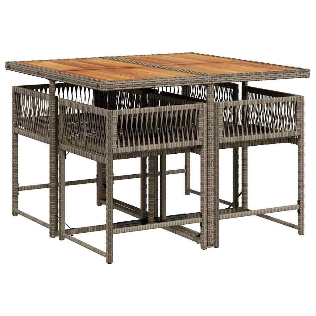 vidaXL Garten-Essgruppe 5-tlg. Garten-Essgruppe mit Kissen günstig online kaufen