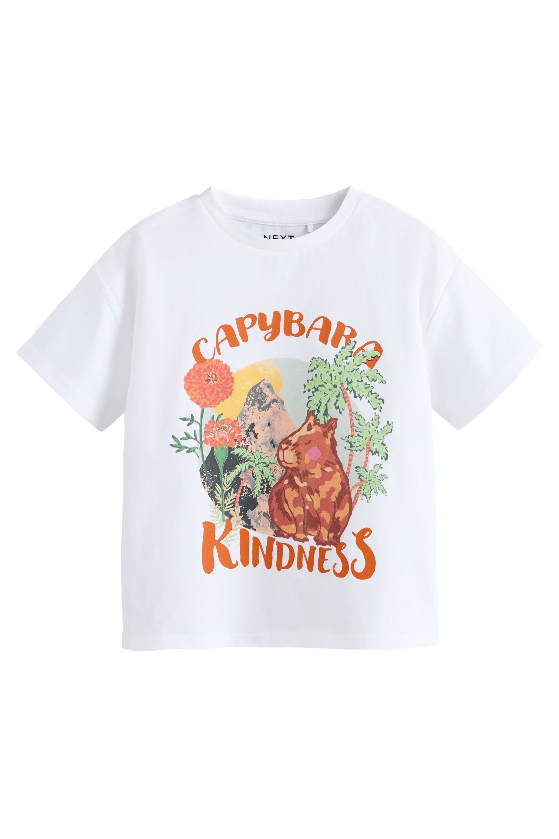 T-Shirt T-Shirt mit übergroßem Grafikdruck