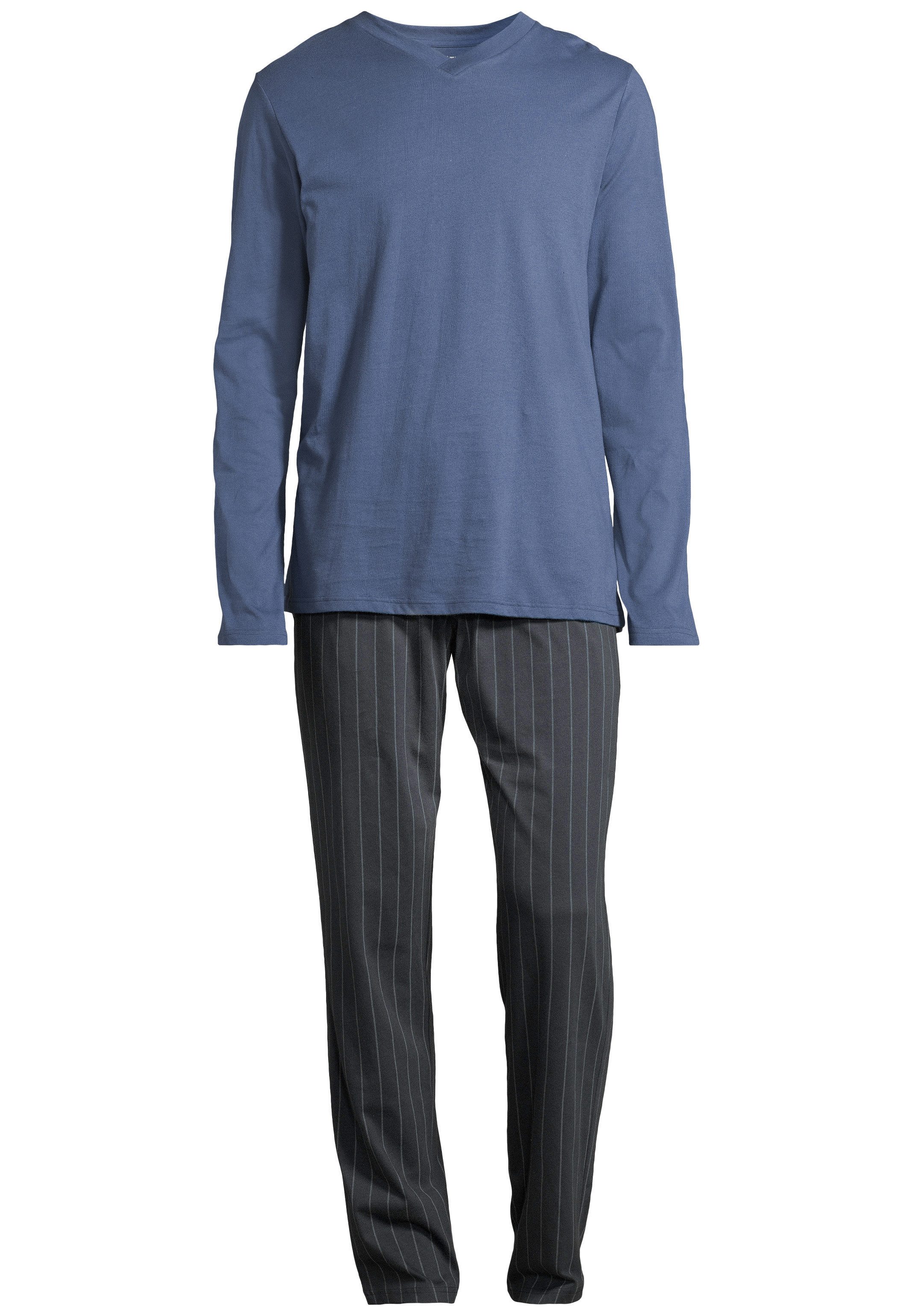 Schiesser Pyjama Night & Home (Set, 2 tlg) Schlafanzug - Baumwolle - Atmung günstig online kaufen