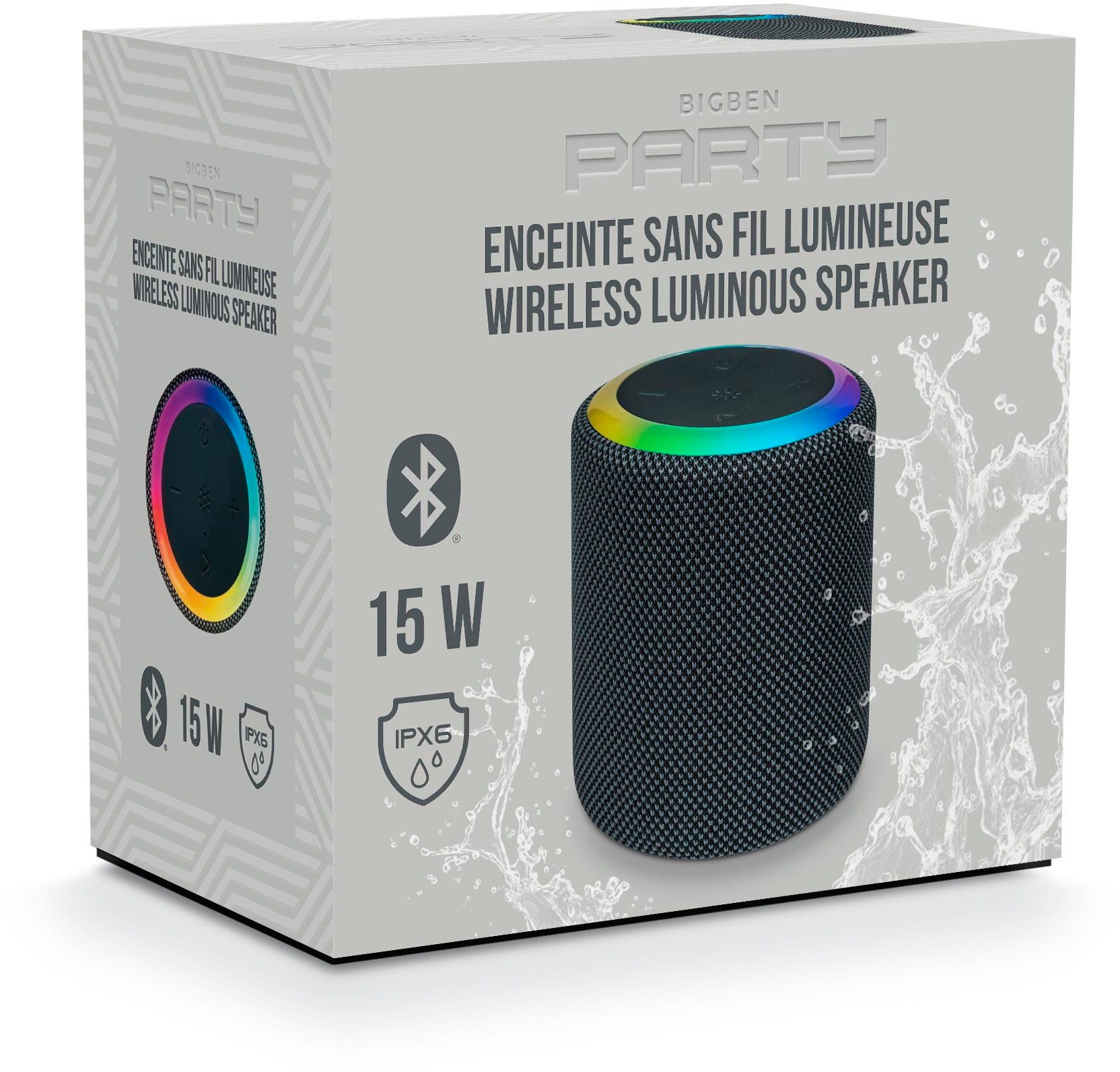 BigBen Bluetooth portabler Колонки Party Mainstream 1 Licht AU387995 Bluetooth-Lautsprecher