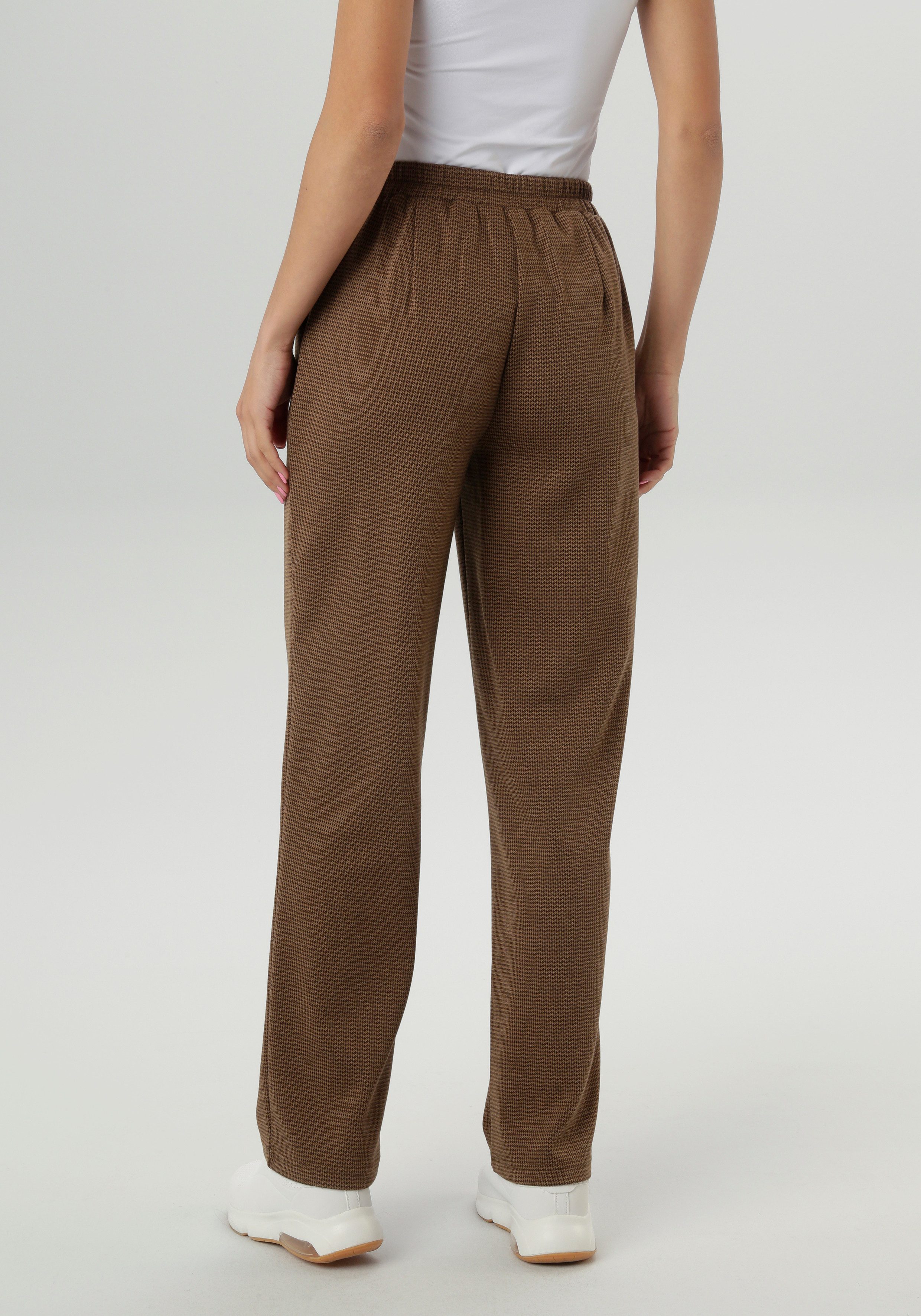 Aniston SELECTED Schlupfhose mit trendiger Karomusterung günstig online kaufen