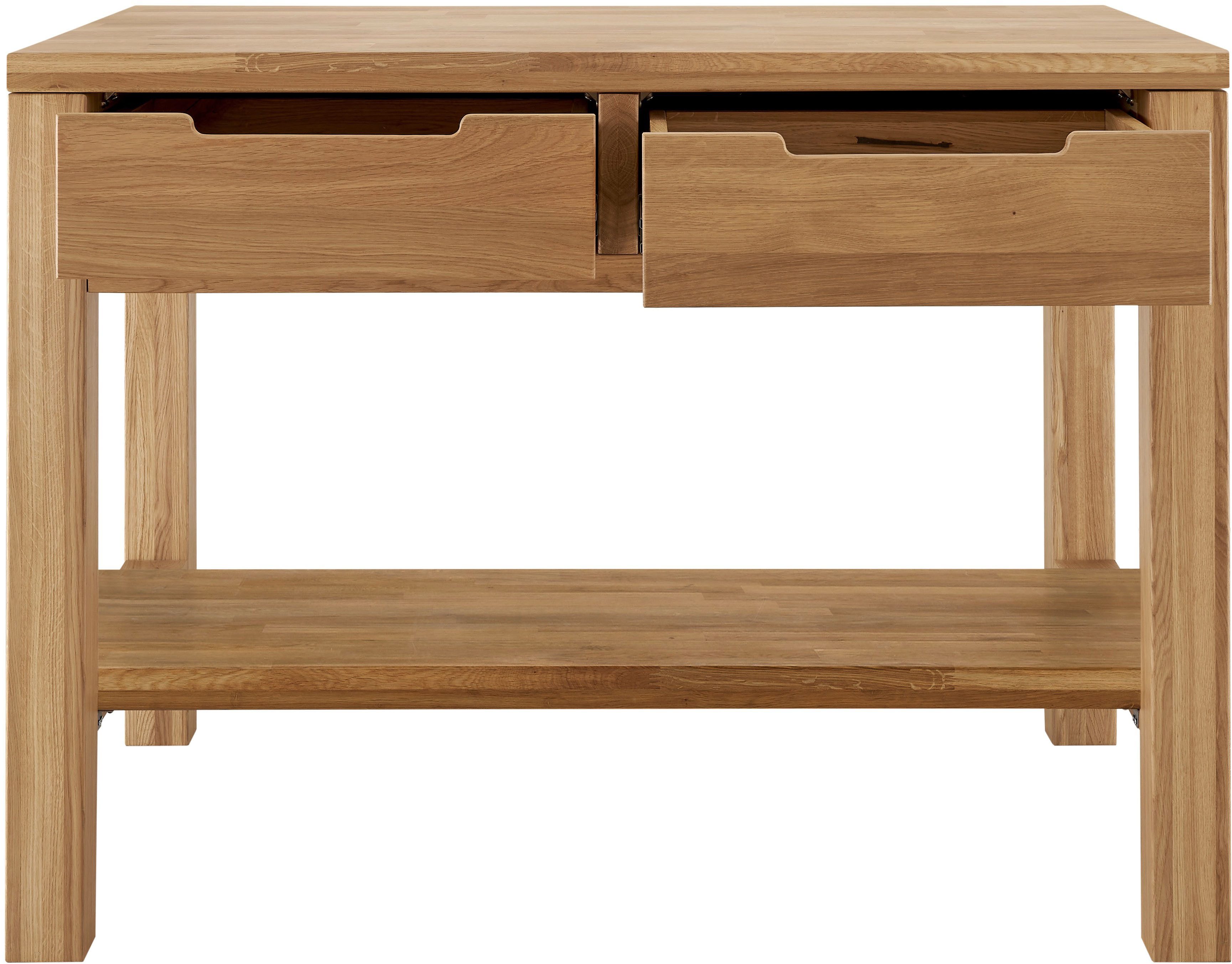 BASIC by Balculina Kücheninsel Ponza, Kücheninsel BxHxT 122x91x90 cm, Breite 122cm, Massivholz, Softclose und Vollauszug