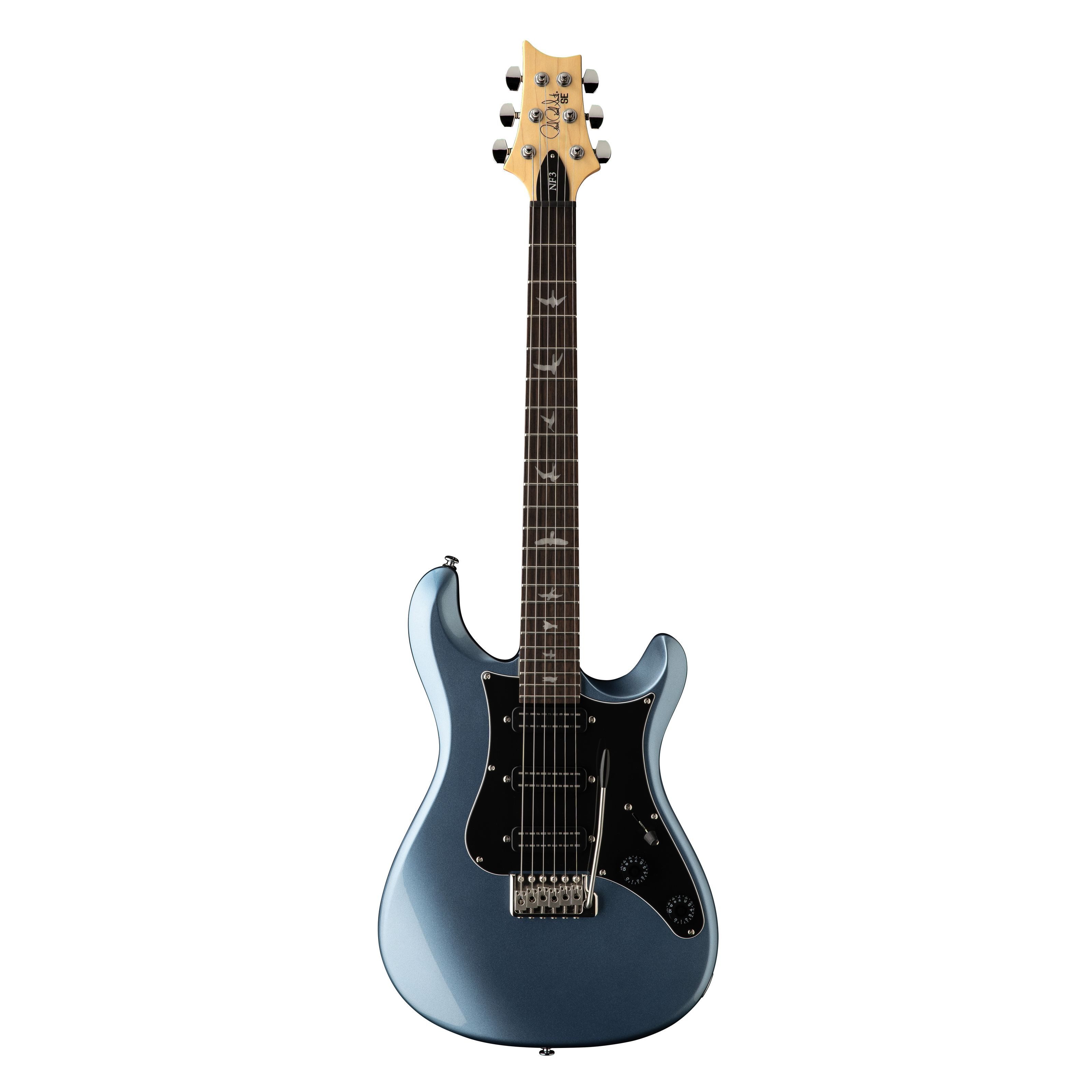 PRS E-Gitarre, E-Gitarren, PRS-Modelle, SE NF3 Rosewood Ice Blue Metallic - E-Gitarre