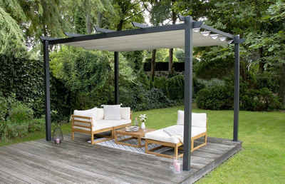 bellavista - Home&Garden® Partyzelt »Aluminium Pergola - Alu-Pavillon 4x3m anthrazit«