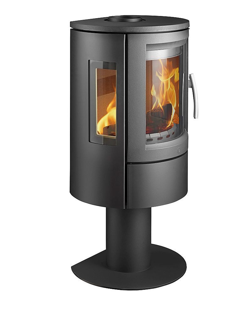 VARDE OVNE Kaminofen Varde Ovne Nice Air Kaminofen Ofen Stahl Schwarz 100985, 6.2 kW