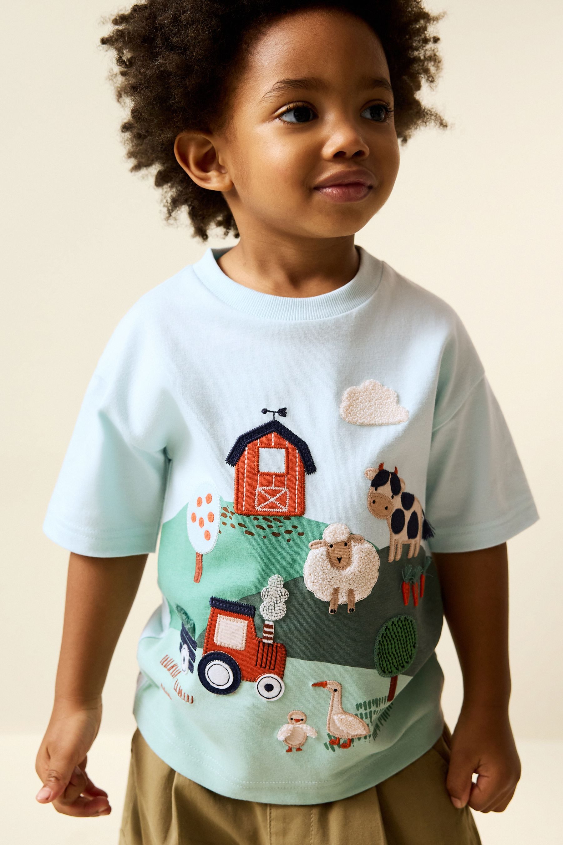 Next T-Shirt T-Shirt mit Applikation (1-tlg)
