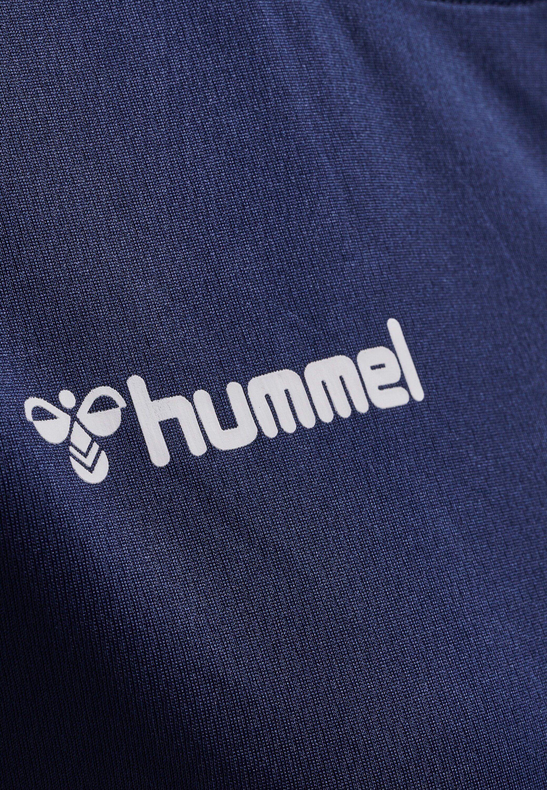 hummel Funktionsshirt AUTHENTIC blau (1-tlg) Details, Plain/ohne Seitenstreifen