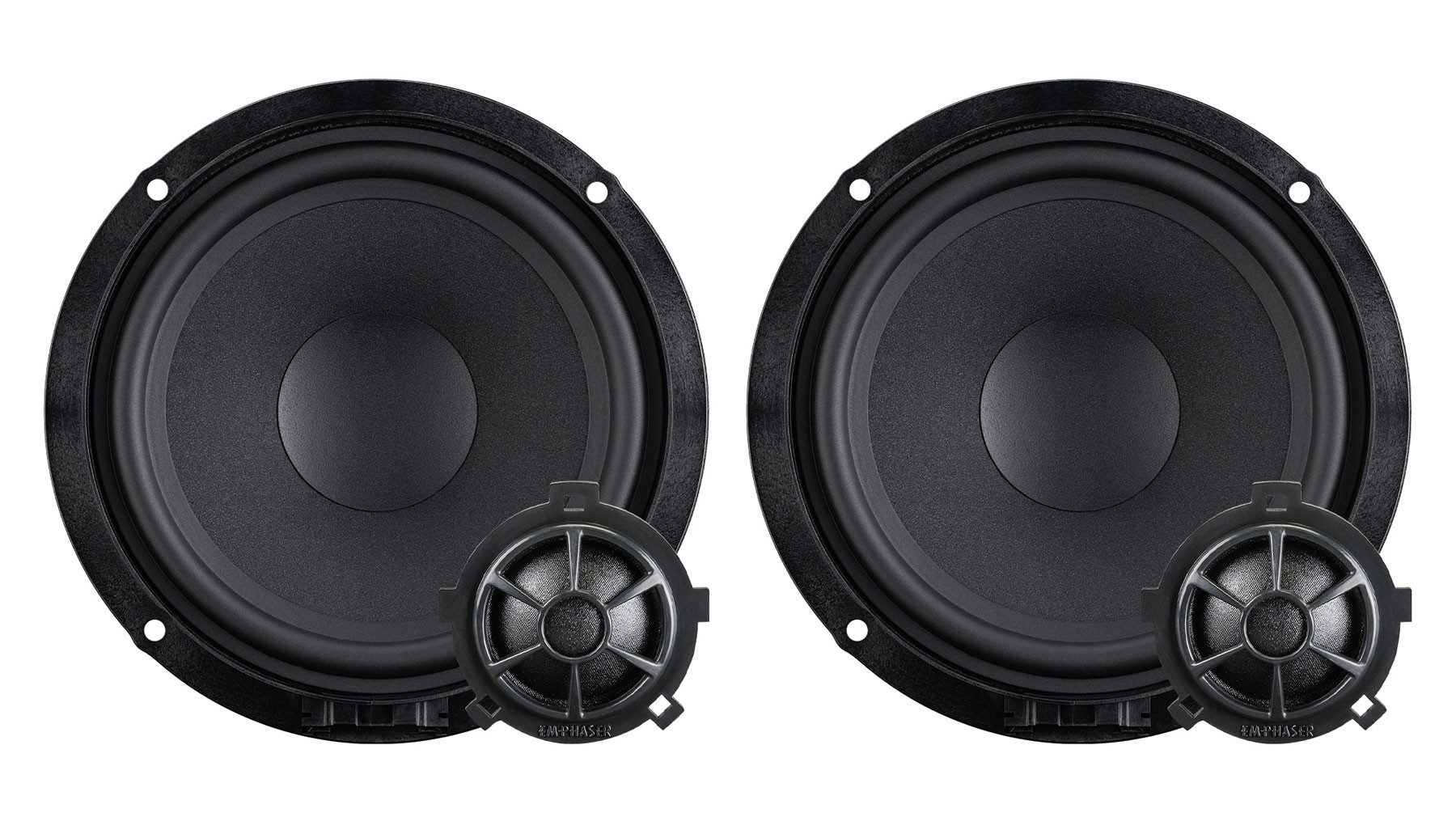 Emphaser EM-VWFX155 15,5cm Compo-Lautsprechersystem für VW, Seat und für Skoda Auto-Lautsprecher