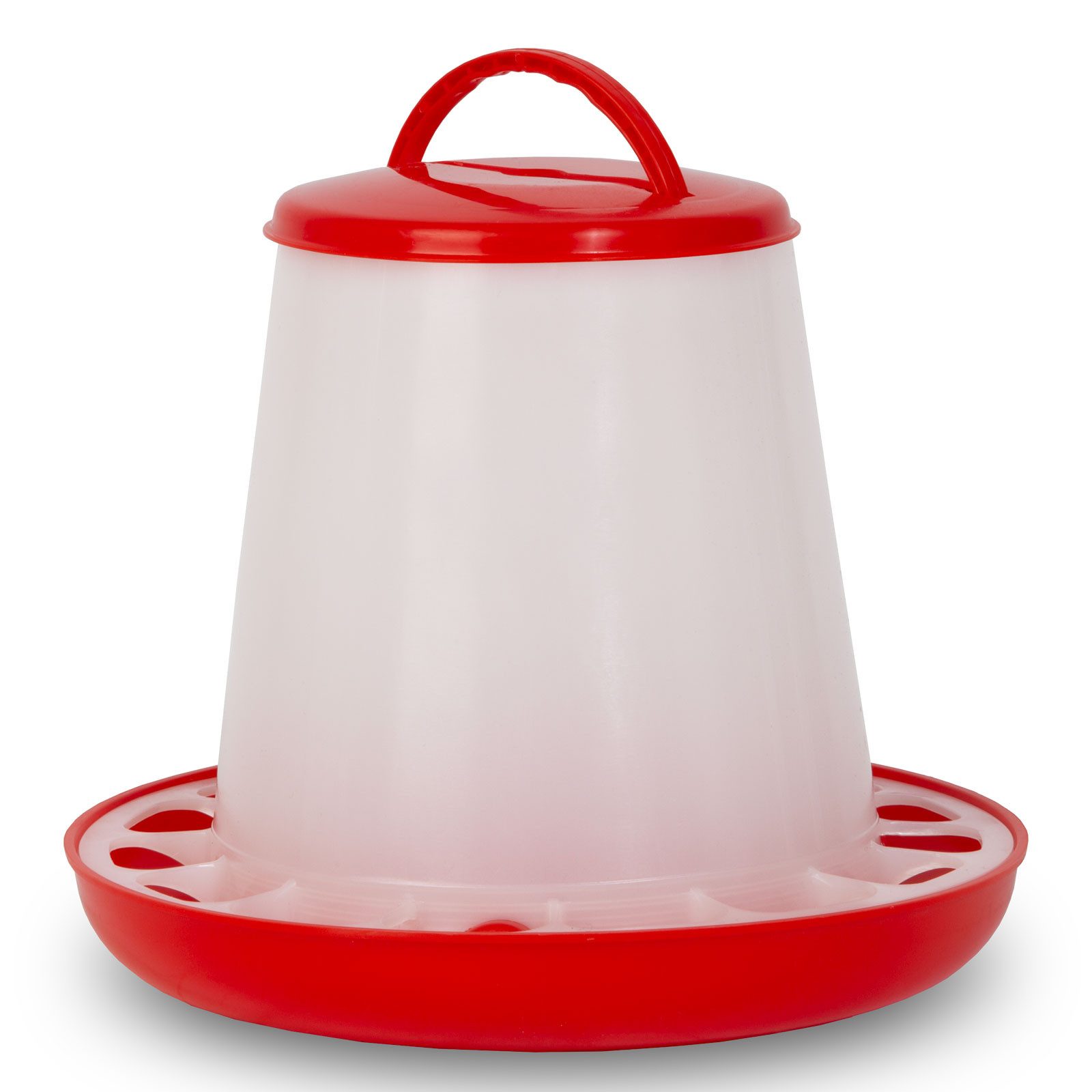 EBERTH Futterstation Geflügel Futterautomat mit 1,5 kg Kapazität, PP-Copolymer, Zubehör für landwirtschaftliche Betriebe