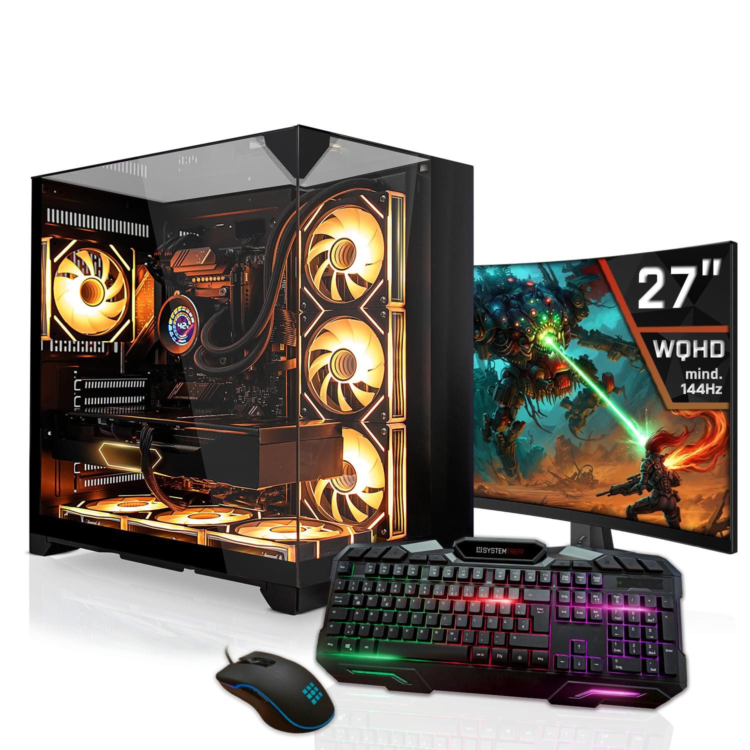 SYSTEMTREFF AMD Ryzen 9 9950X3D mit Nvidia GeForce RTX 5090 32GB Gaming-PC-Komplettsystem (27", AMD 9950X3D 9950X3D, Nvidia GeForce RTX 5090, 32 GB RAM, 2000 GB SSD)