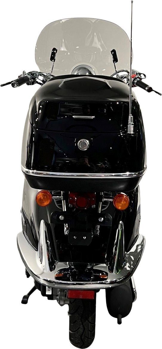 Firenze Motors ccm, (Spar-Set) 5, Retro km/h, 125 85 Alpha schwarz Limited, Motorroller Euro