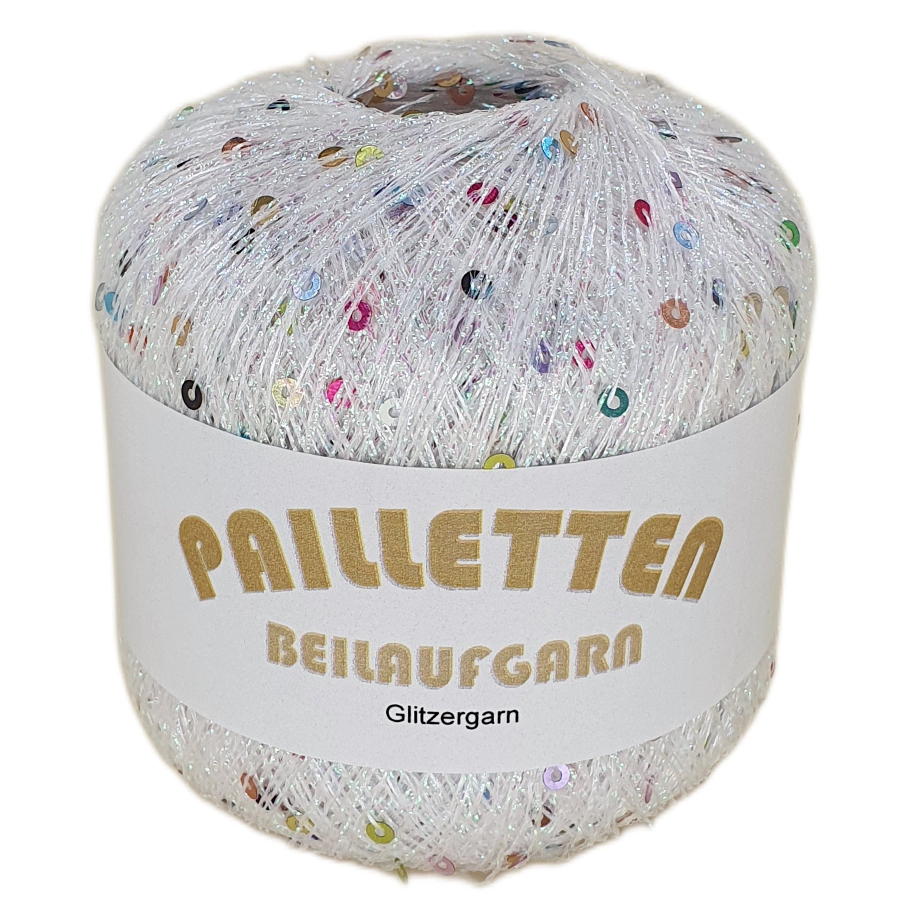NOGA EFFEKTGARN GmbH Pailletten Beilaufgarn auf 25 Gramm Knäuel Effektgarn