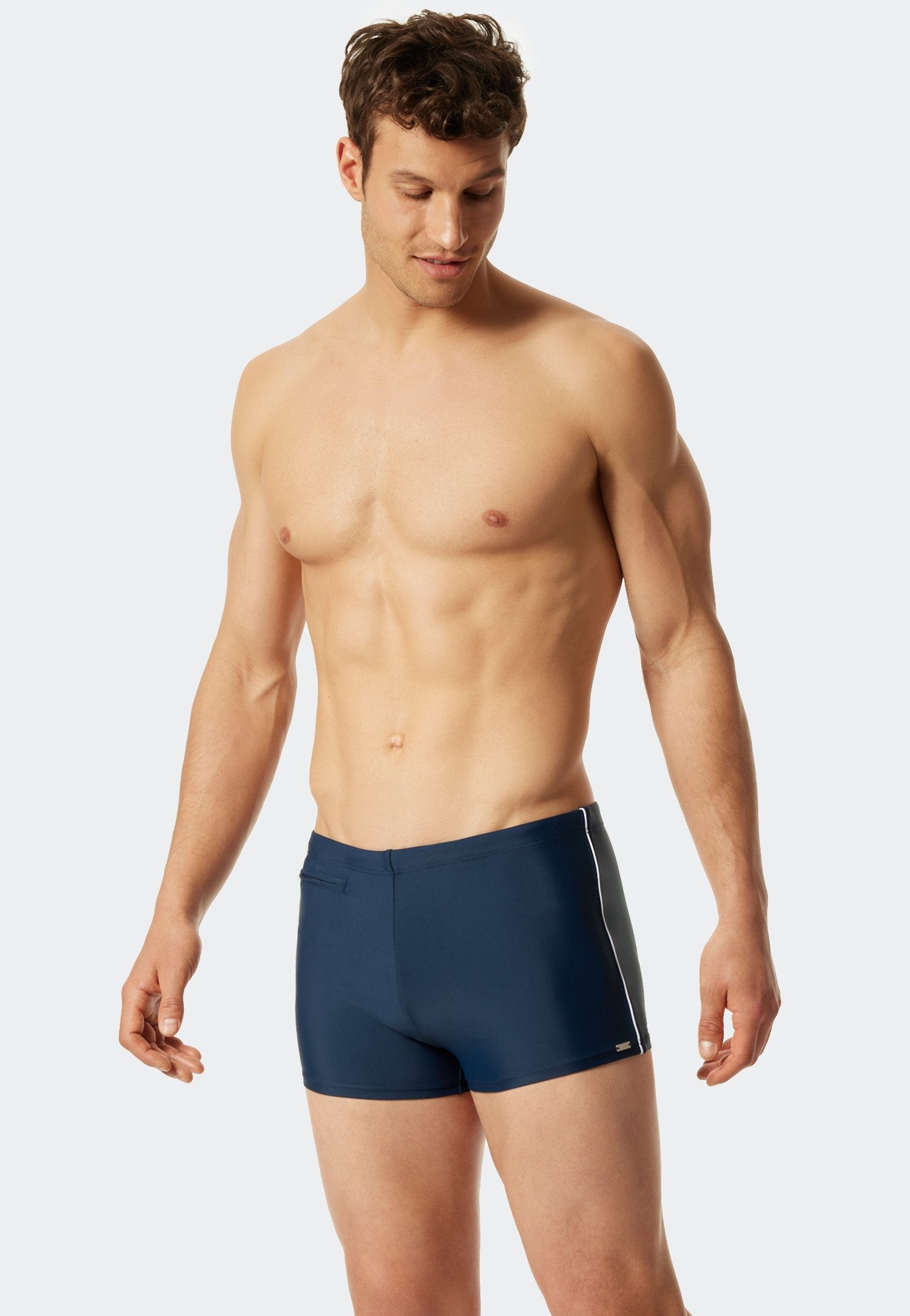 Schiesser Badehose Nautical Casual mit seitlichen Streifen günstig online kaufen