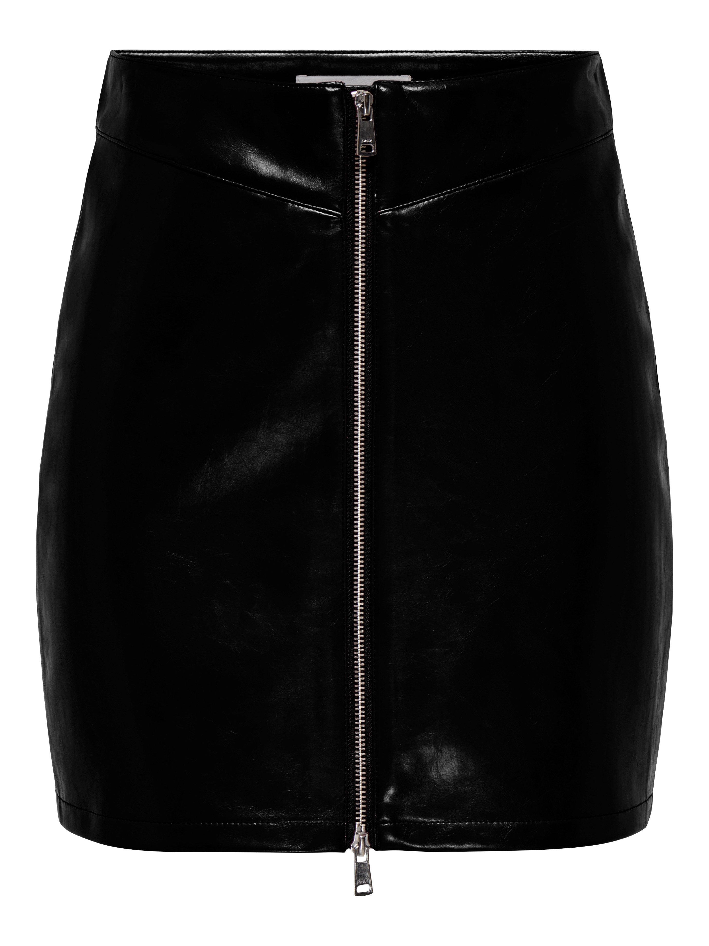 ONLY Lederimitatrock ONLKAMILLA PATENT SKIRT CC günstig online kaufen