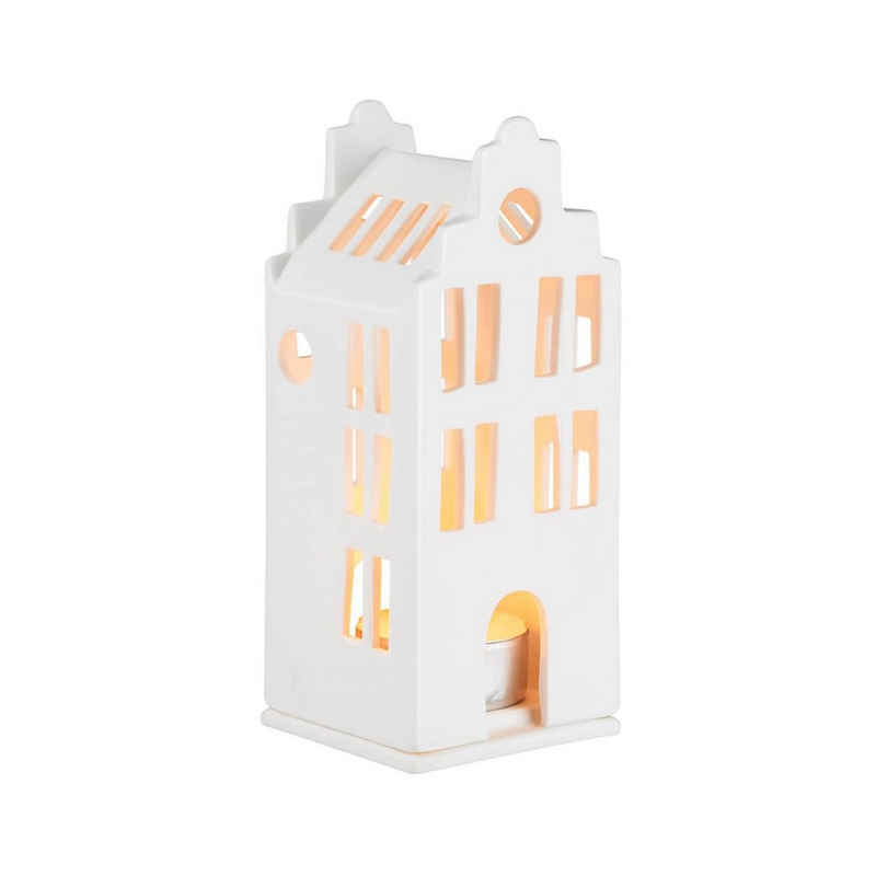 Räder Design Teelichthalter »Mini Lichthaus« (Packung, 1 St., 1-tlg), Grachtenhaus