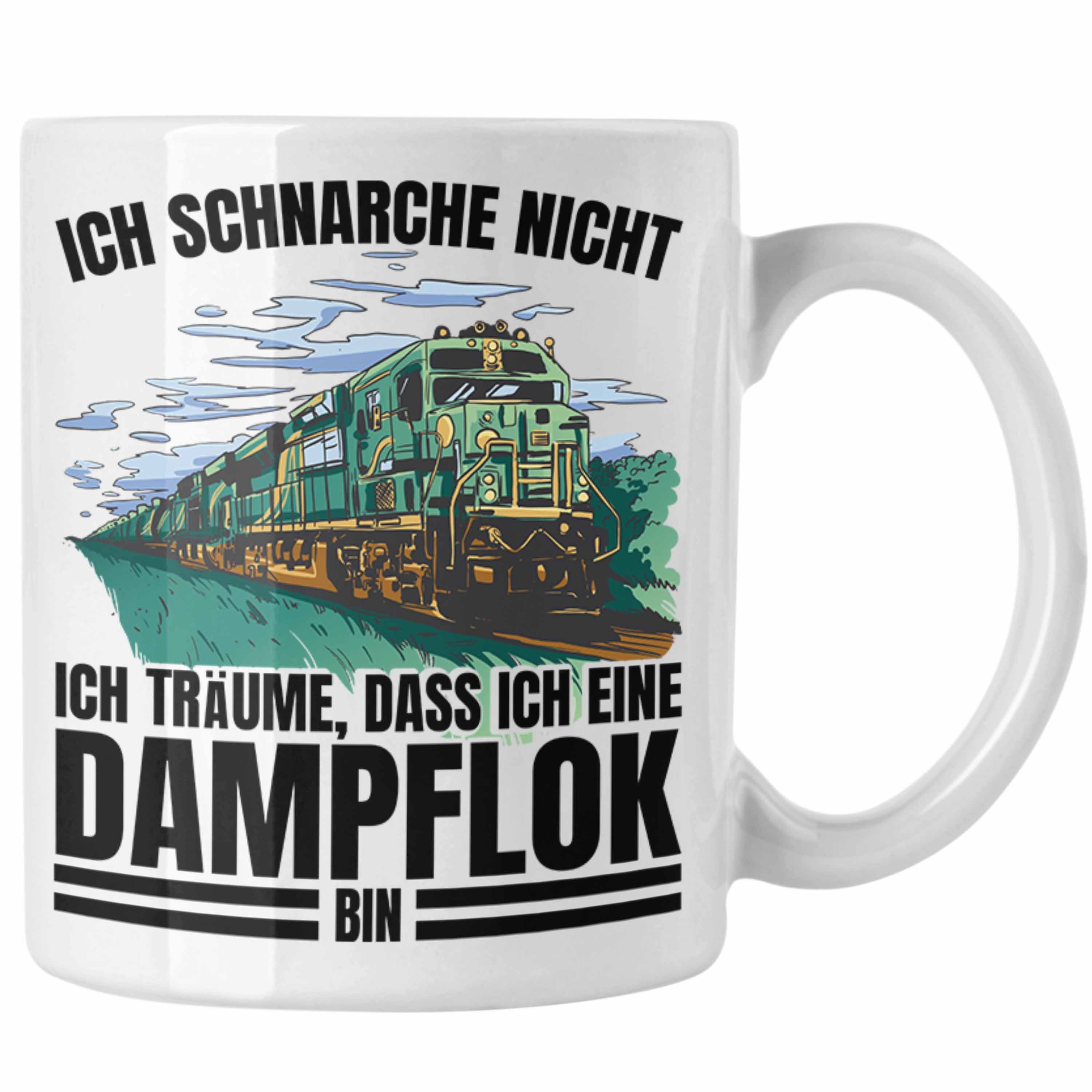 Lokomotive Nicht Trendation für für Trendation Eisenbahn lokführer Dampflok Tasse Tasse Spruch Geschenkidee Schnarche - Weiss Männer Ich Geschenk