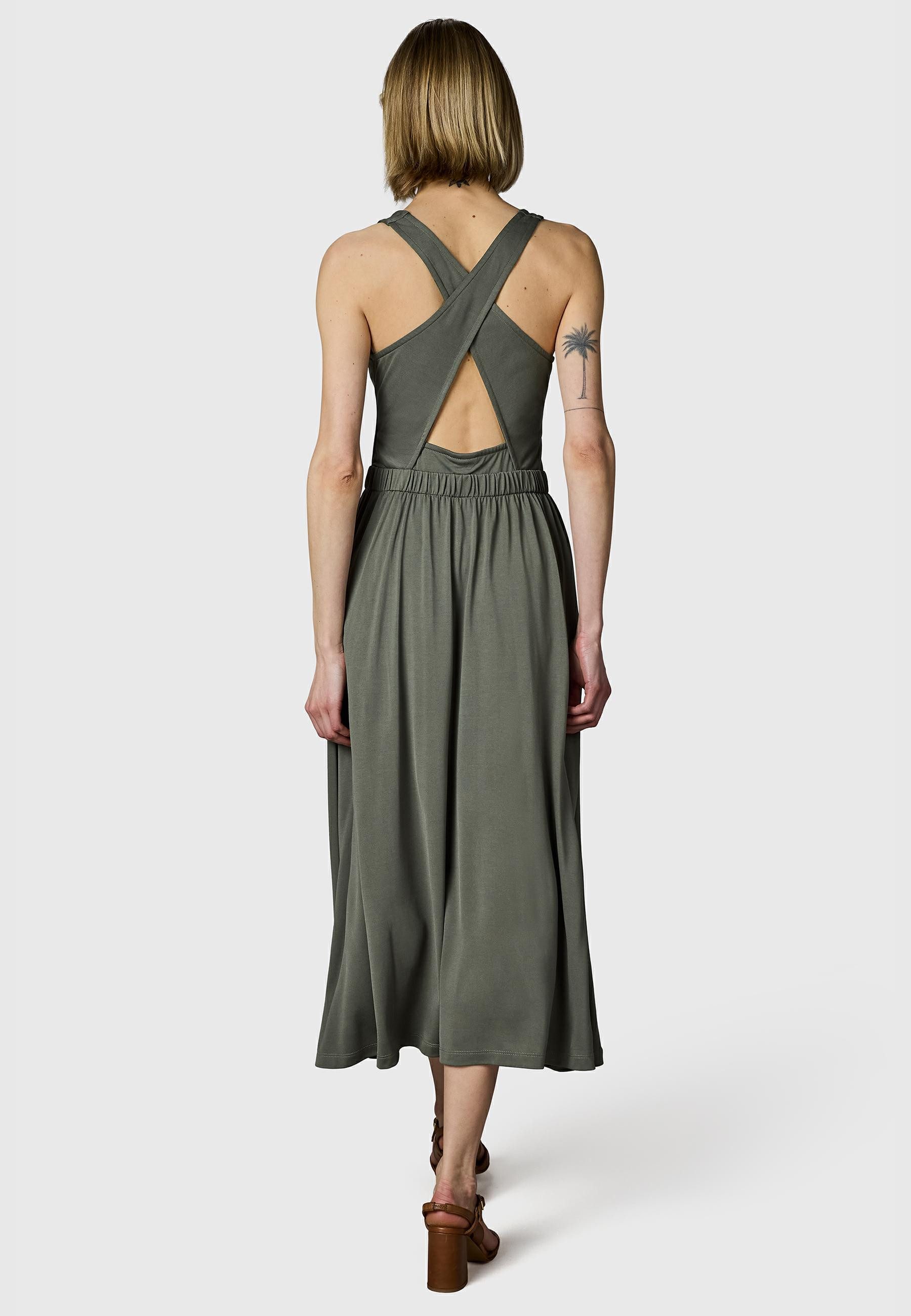 Ragwear Shirtkleid Mauglia YOUMODO Sommerkleid mit Trägern und Taillenzugband