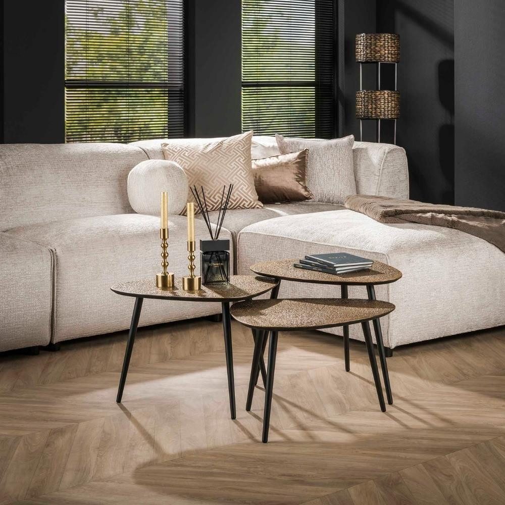 RINGO-Living Couchtisch RINGO-Living Couchtisch Xezal aus Holz 3er-Set
