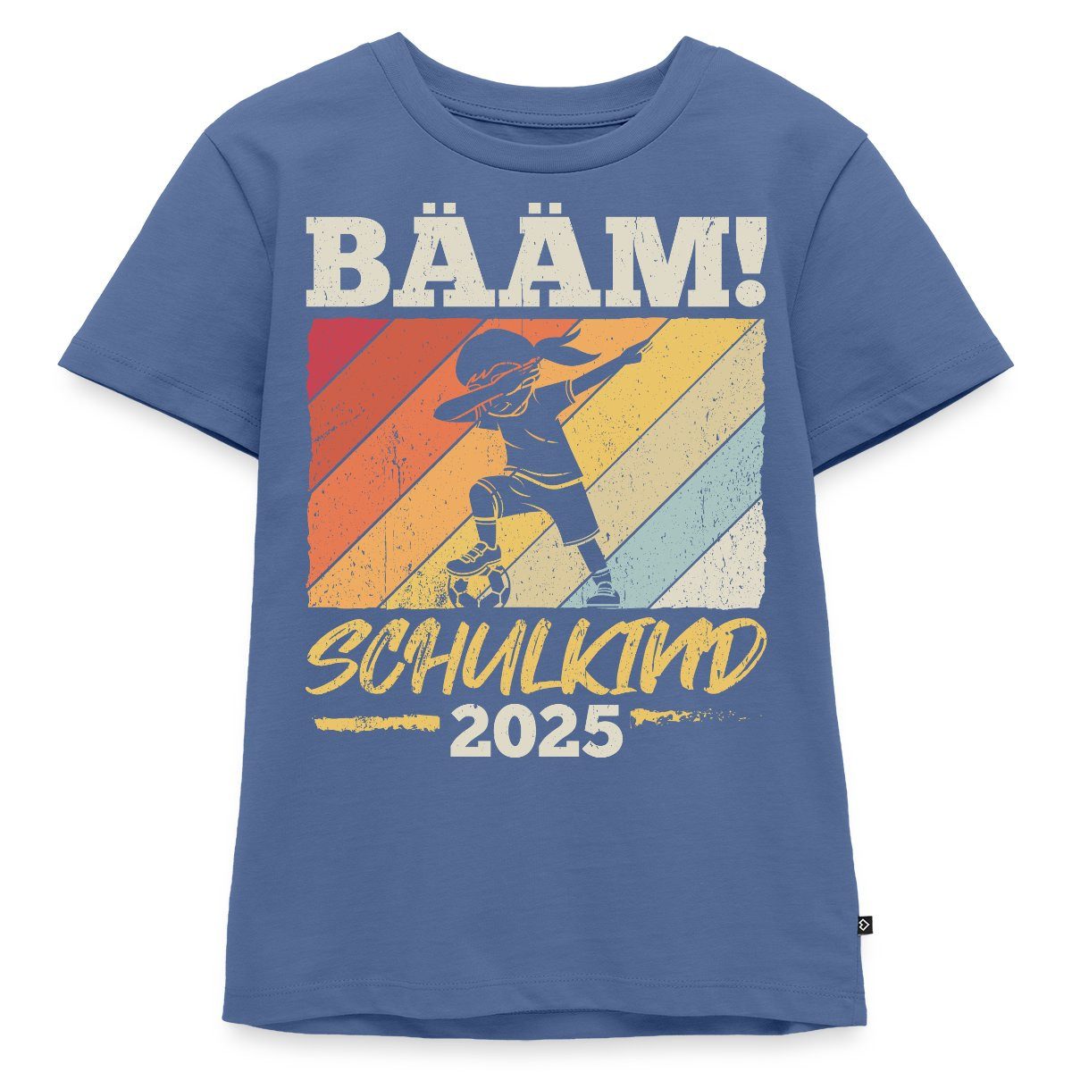 T-Shirt Bääm! Schulkind 2025 Einschulung Kinder Premium T-Shirt
