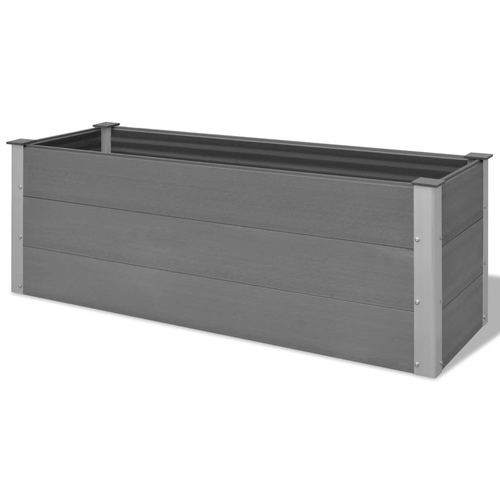 DOTMALL Hochbeet Blumenkasten, WPC Pflanzkübel, 150 x 50 x 54 cm (L x B x H)