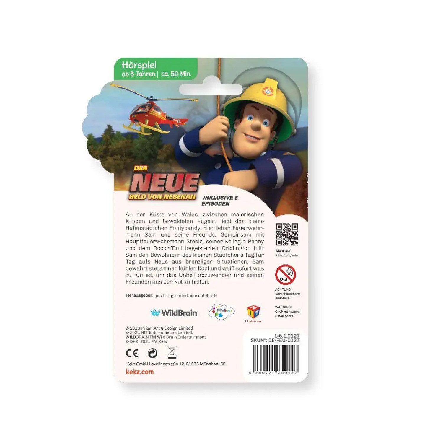 Kekz Hörspiel Feuerwehrmann Sam - Der neue Held von nebenan. Staffel.6.1, 1...