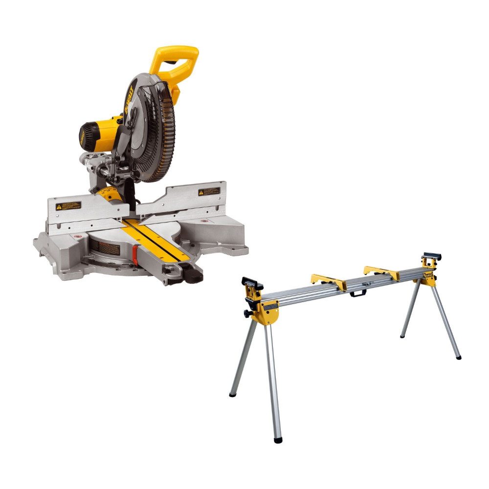 DeWalt Tischkreissäge DWS780KIT Paneelsäge-Set inkl. Untergestell schwarz