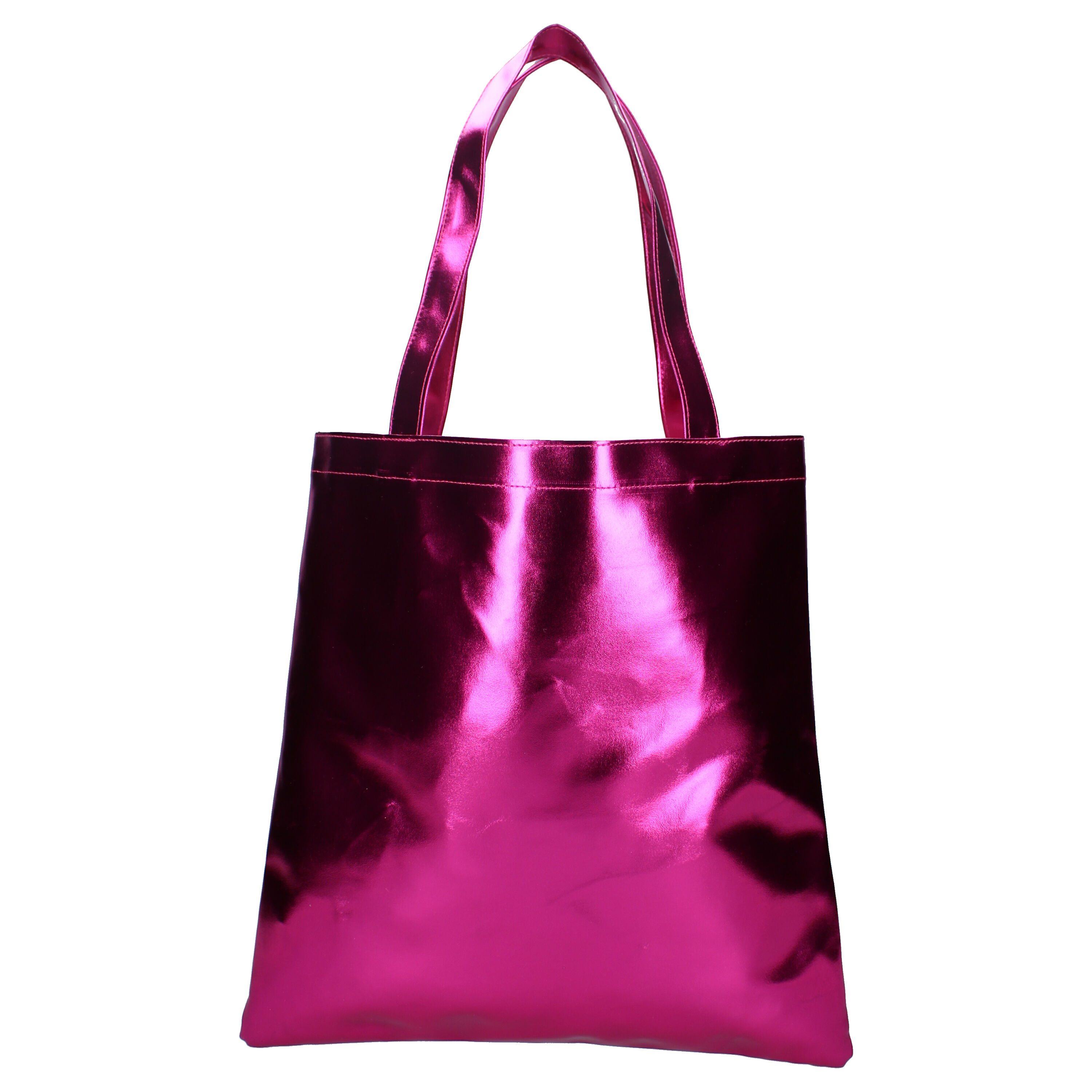 Disney Minnie Mouse Shopper – stylische Tragetasche in Metallic-Rosa – Bild 4 von 4