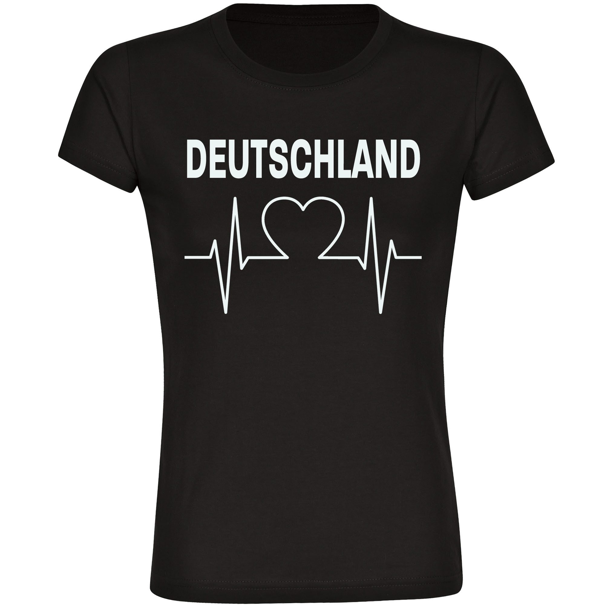 T-Shirt Damen Deutschland - Herzschlag - Frauen