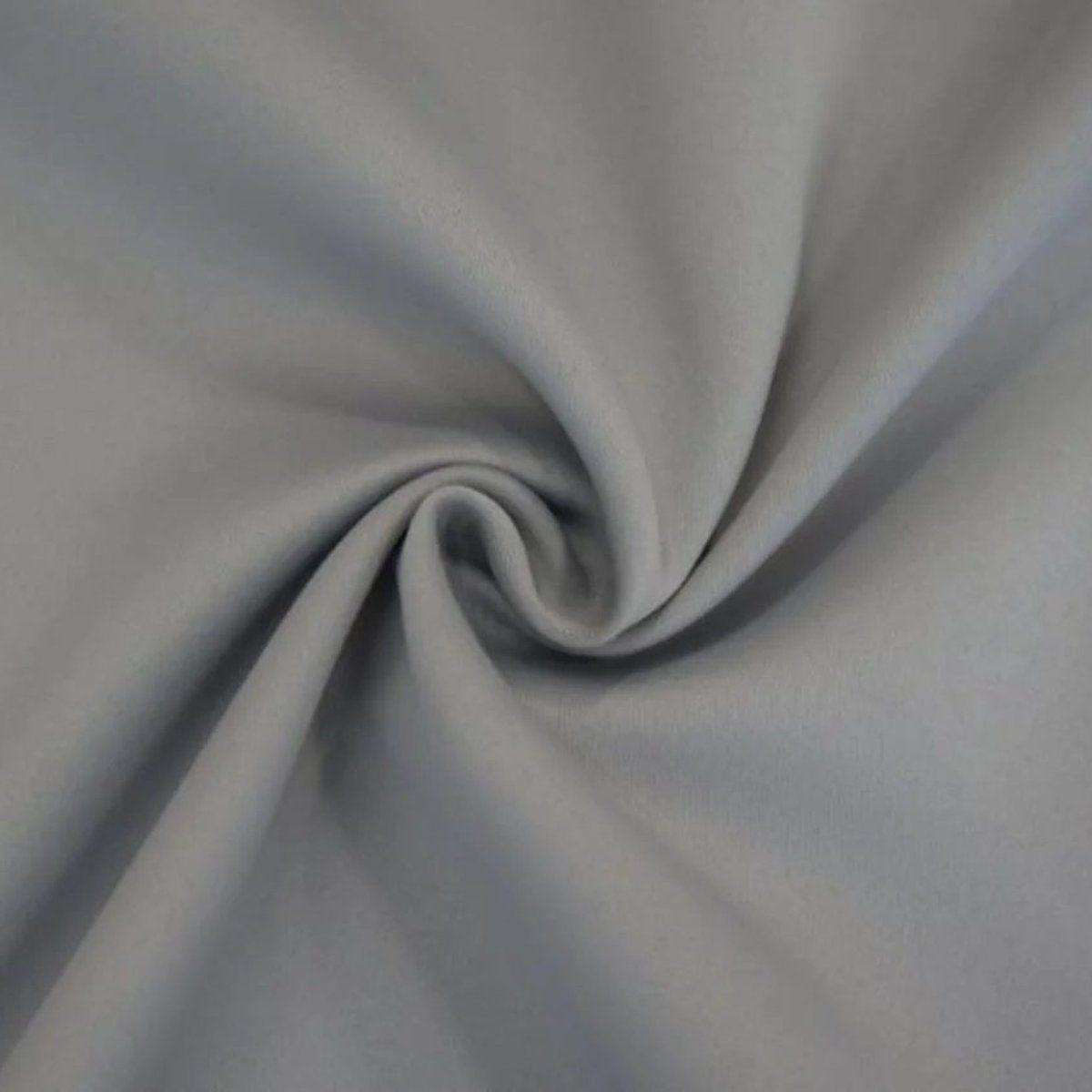 Stofferia Stoff Verdunklungsstoff Dimout Uni Grau, Breite 140 cm, Meterware