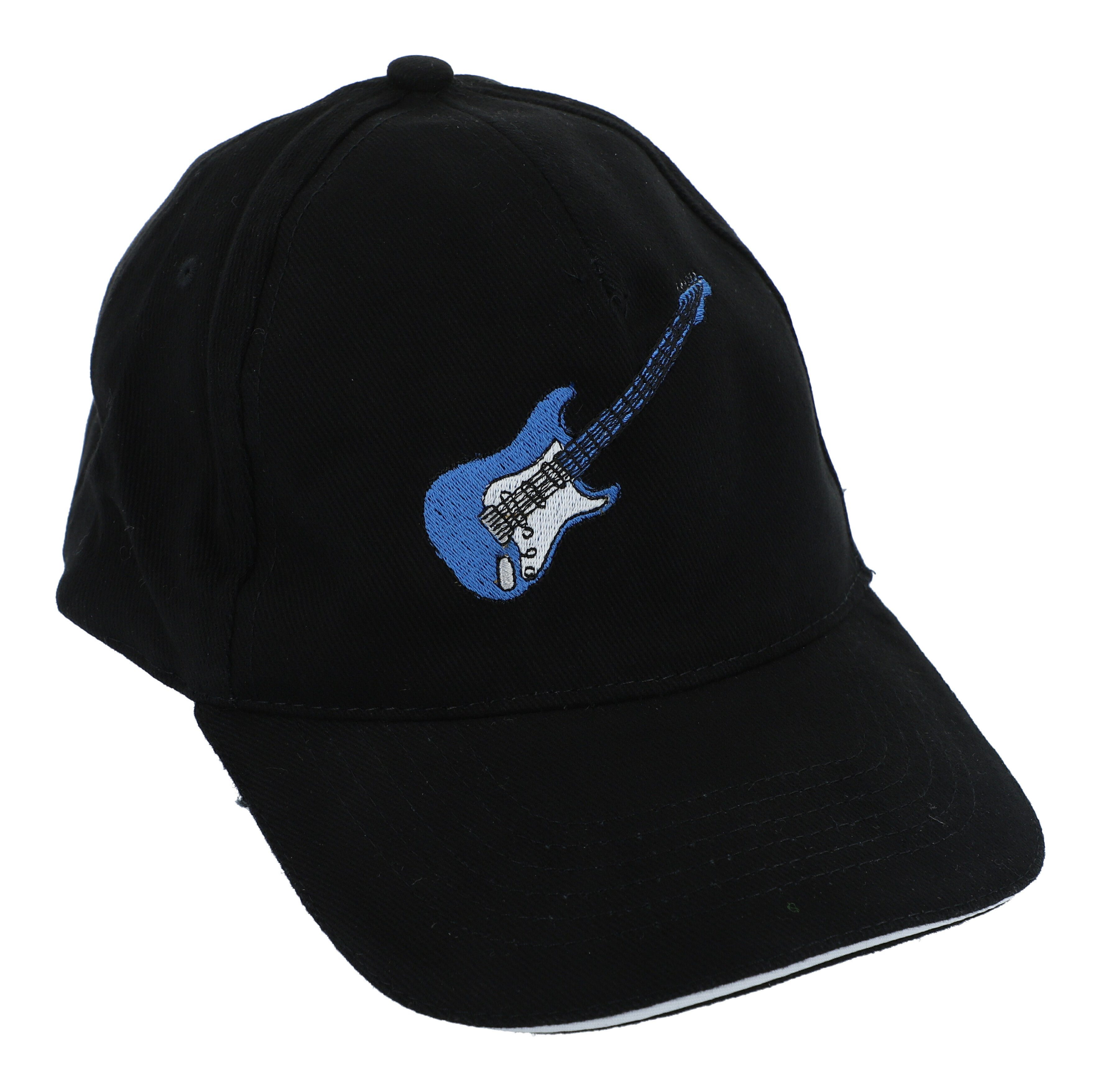 Musikboutique Baseball Cap Musik, E-Gitarre gestickt