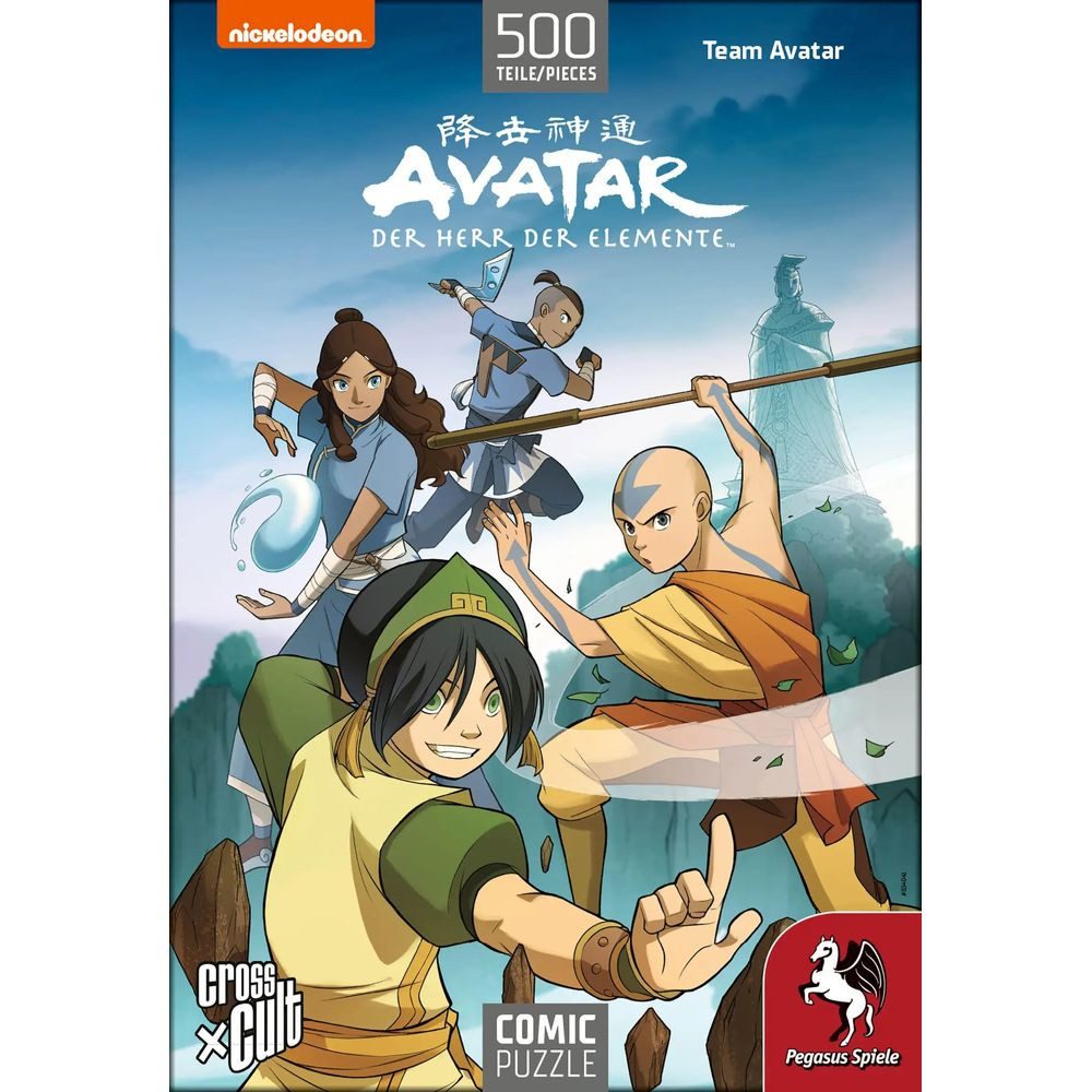 Cross Cult Puzzle Avatar - Der Herr der Elemente (Team Avatar). Puzzle 500 Teile, 500 Puzzleteile