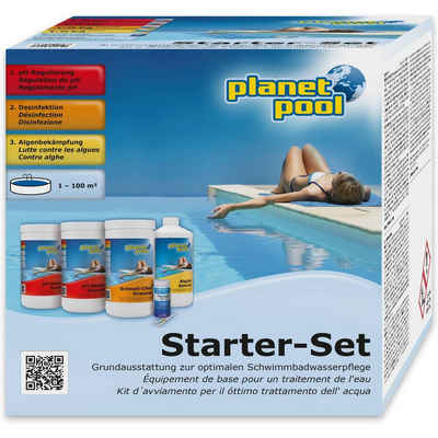Planet Pool Poolpflege Planet Pool Wasserpflege Starter-Set - 3 Komponent