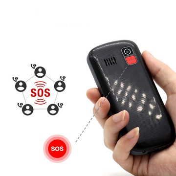 Retoo Seniorenhandy Handy 1,8' Mobiltelefon mit großen Tasten Seniorenhandy (1,8 Zoll, Seniorenhandy Mobile phone mit großen Tasten und ohne Vertrag)