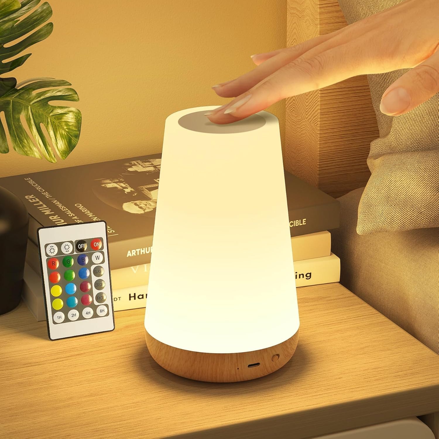BlingBin LED Tischleuchte LED Nachttischlampe mit günstig online kaufen