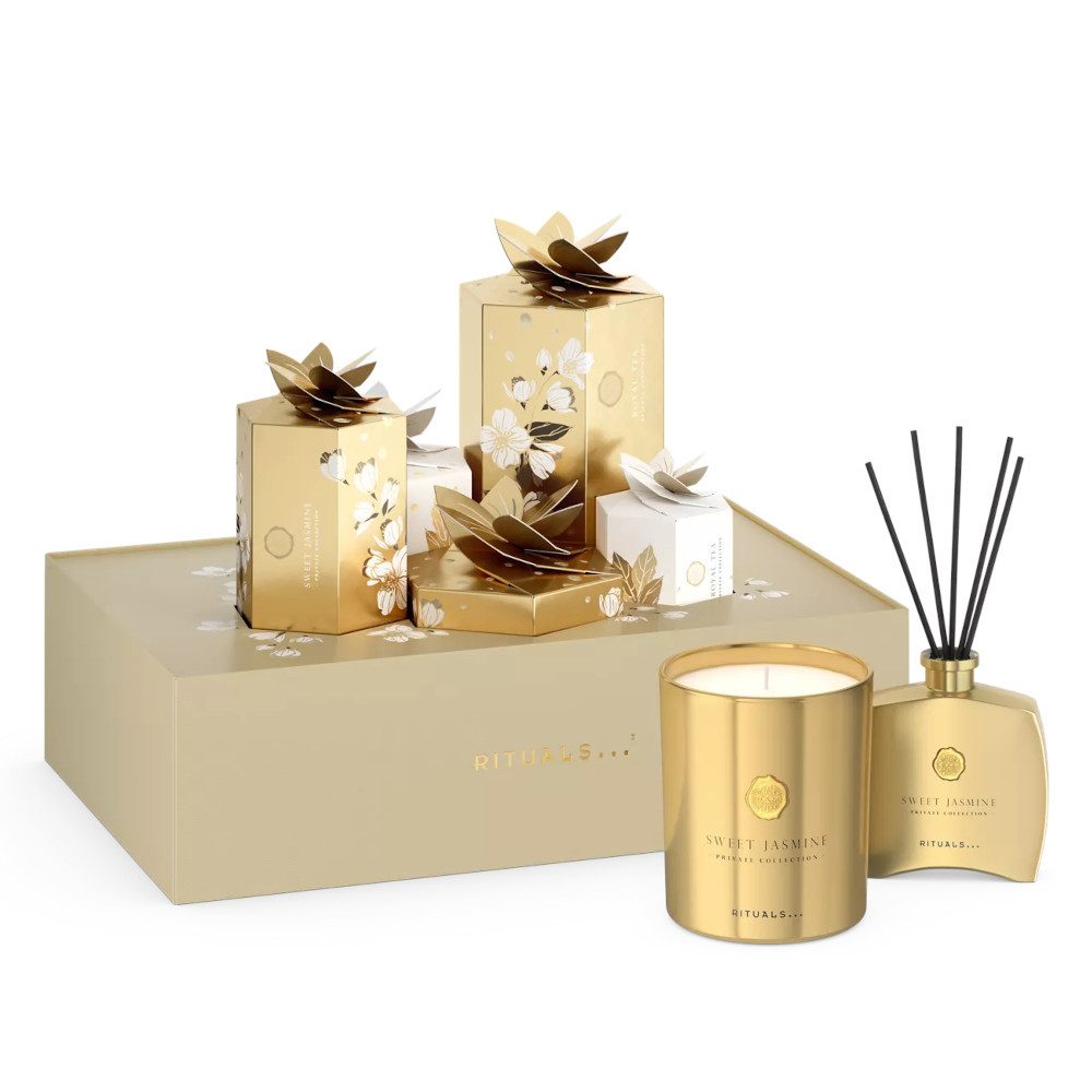 Rituals Pflege-Geschenkset Rituals Premium Home Gift Set – Exklusives Weihnachts Geschenkset, 5-tlg., Luxuriöses Duft-Geschenkset mit 5 festlichen Home-Favorites
