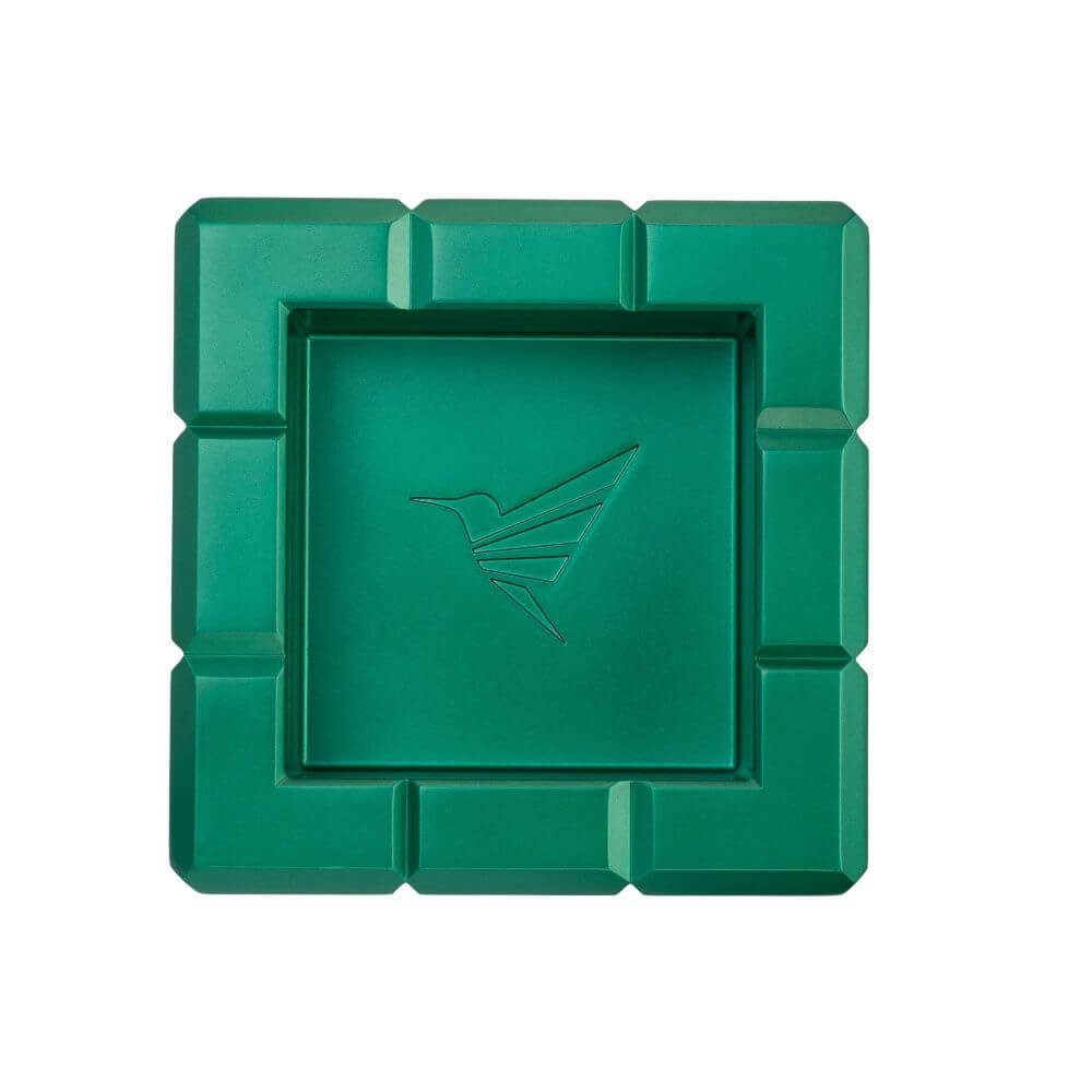 Colibri 1928 Aschenbecher Heritage Cube AT125T - Zigarrenascher aus Metall - 4 Ablagen, Designed in London