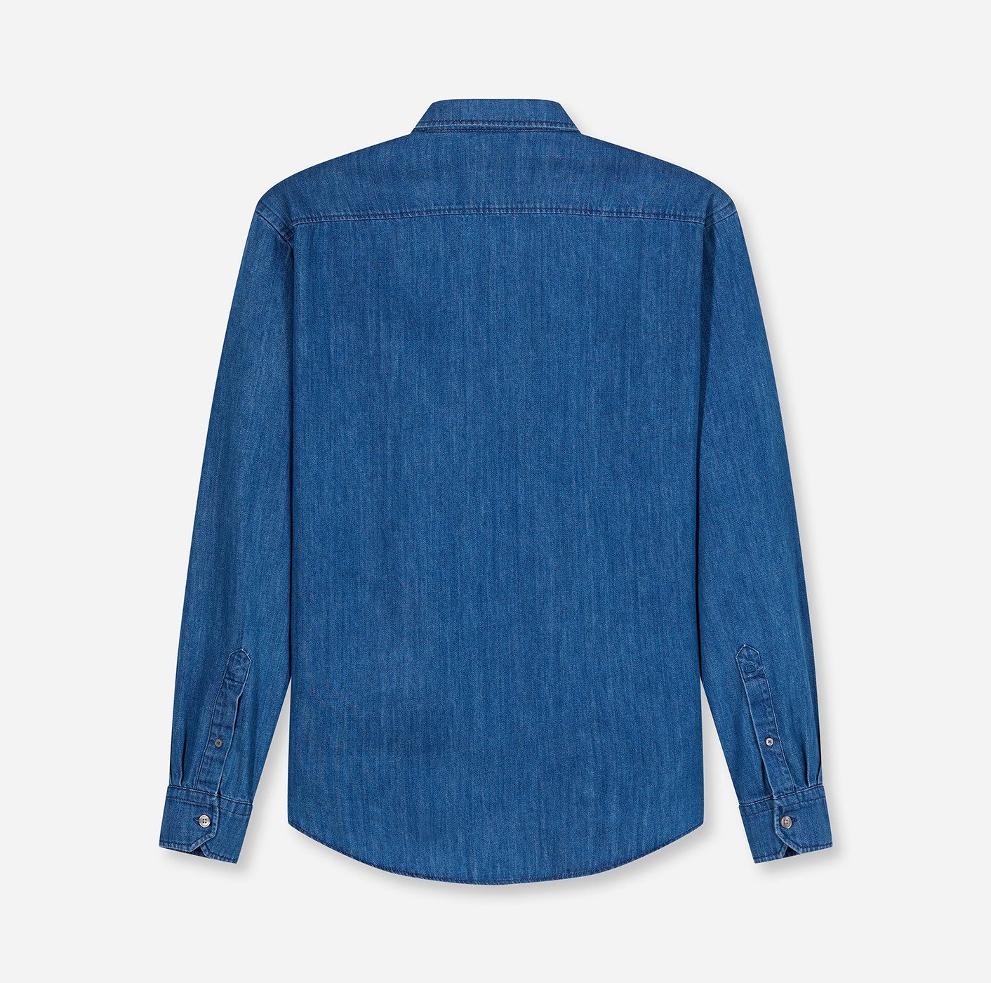 OLYMP Jeanshemd Casual im Denim-Look, Kentkragen günstig online kaufen