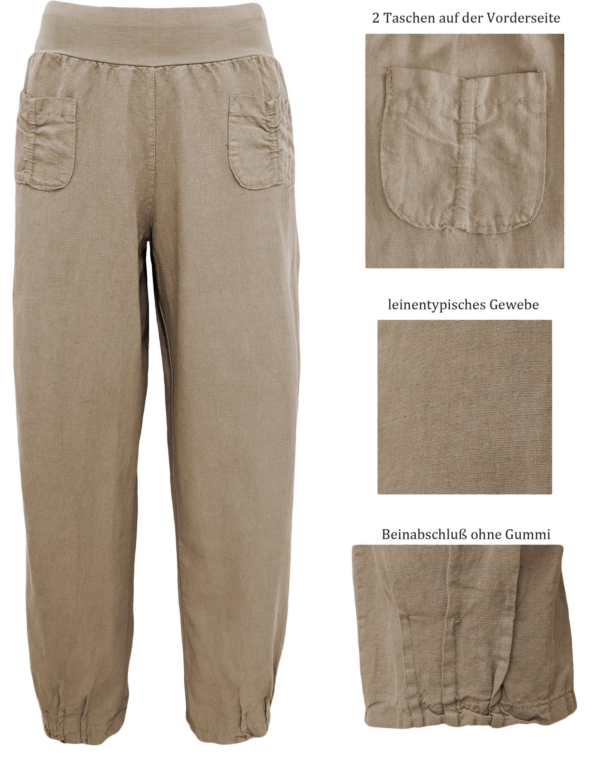 OriginalYou Leinenhose Sommerliche Leinen Pumphose luftig leichte Schlupfho günstig online kaufen