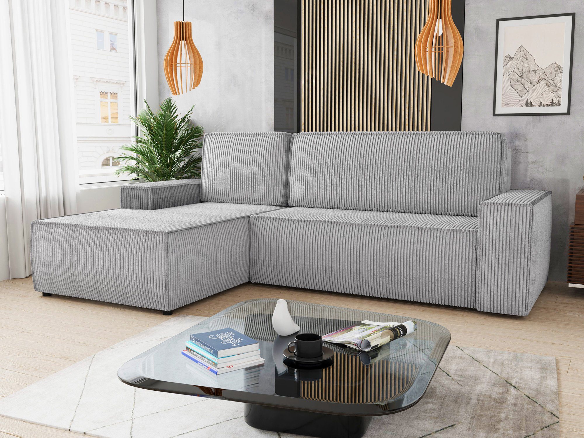 Sofnet Ecksofa Totti L, mit Schlaffunktion günstig online kaufen