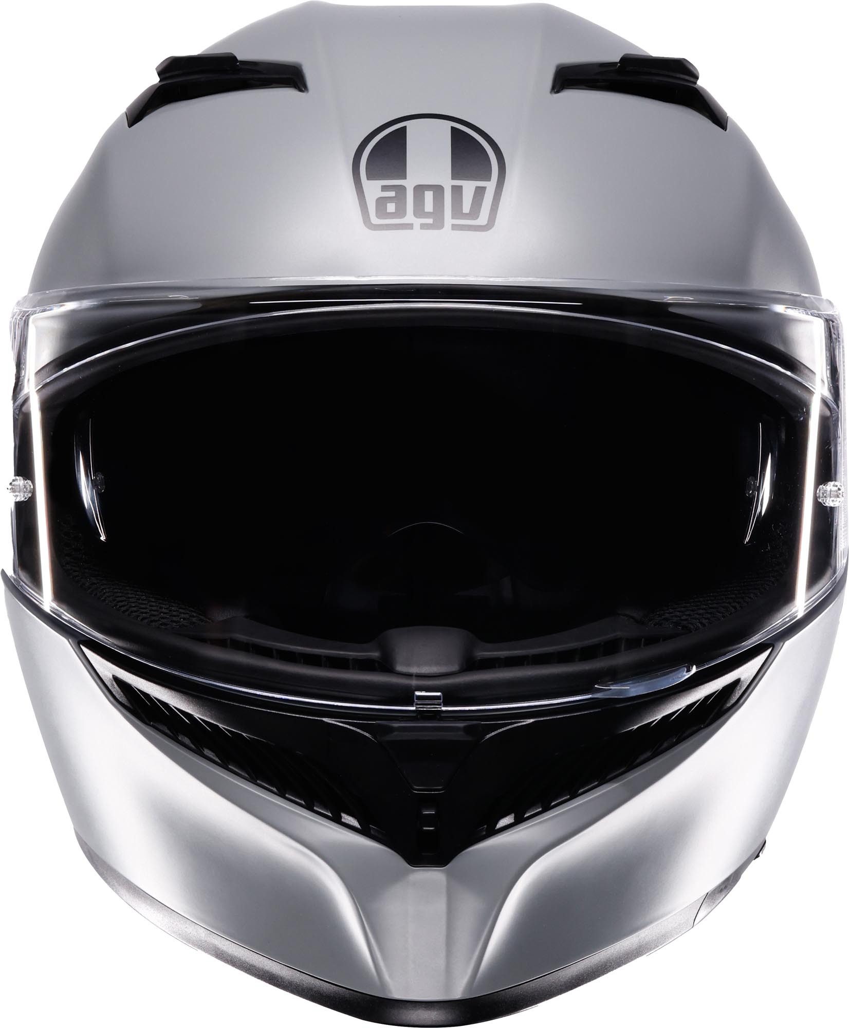 AGV Motorradhelm K3 Mono Helm, vorbereitet für Kommunikationssystem,integriertes Sonnenvisier