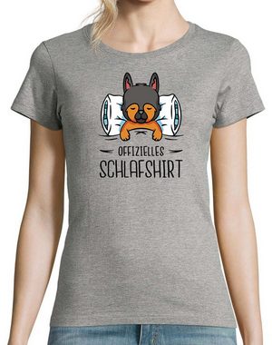 Youth Designz T-Shirt Offizielles Schlafshirt Hundewelpen Damen Shirt mit modischem Print
